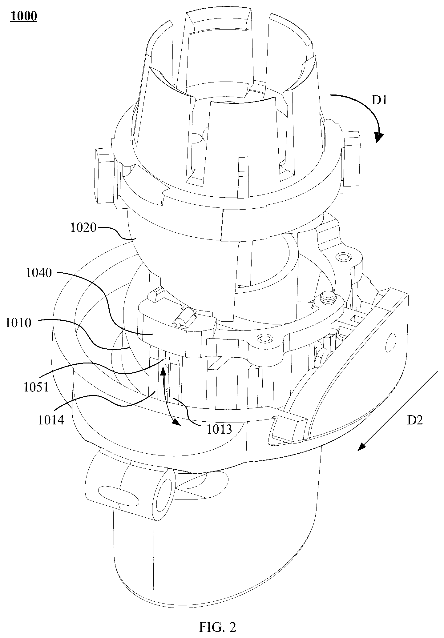 Patent US12472315 Figure 2 – Trigger assembly for inhaler, and inhaler