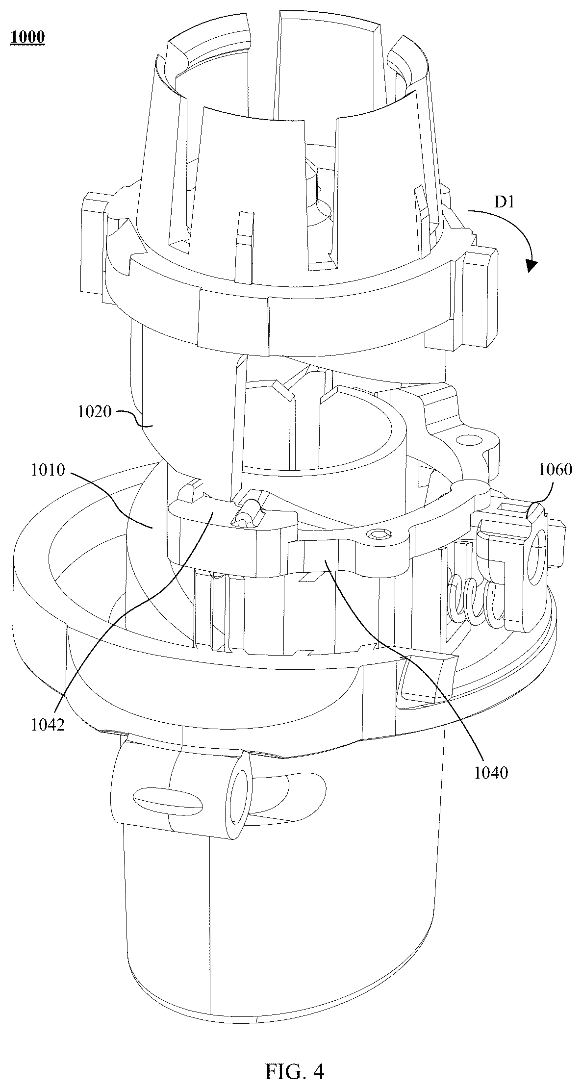 Patent US12472315 Figure 4 – Trigger assembly for inhaler, and inhaler