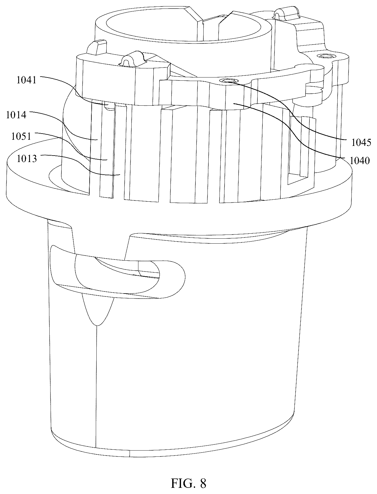 Patent US12472315 Figure 7 – Trigger assembly for inhaler, and inhaler