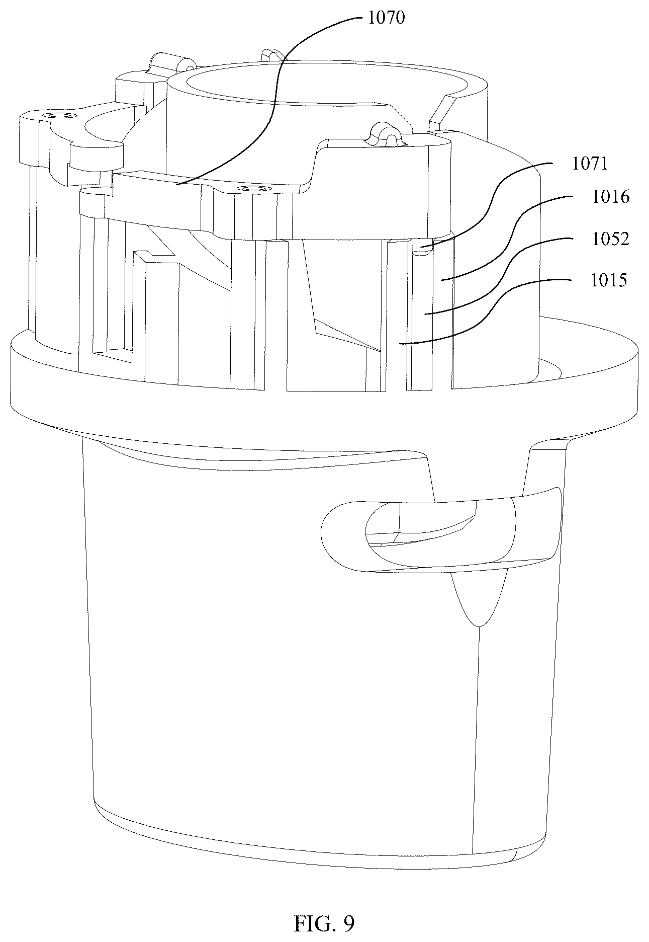 Patent US12472315 Figure 8 – Trigger assembly for inhaler, and inhaler
