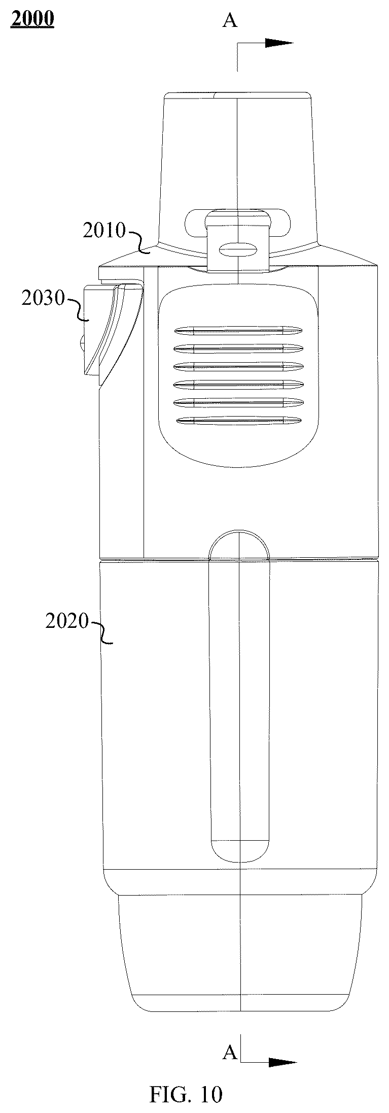 Patent US12472315 Figure 9 – Trigger assembly for inhaler, and inhaler