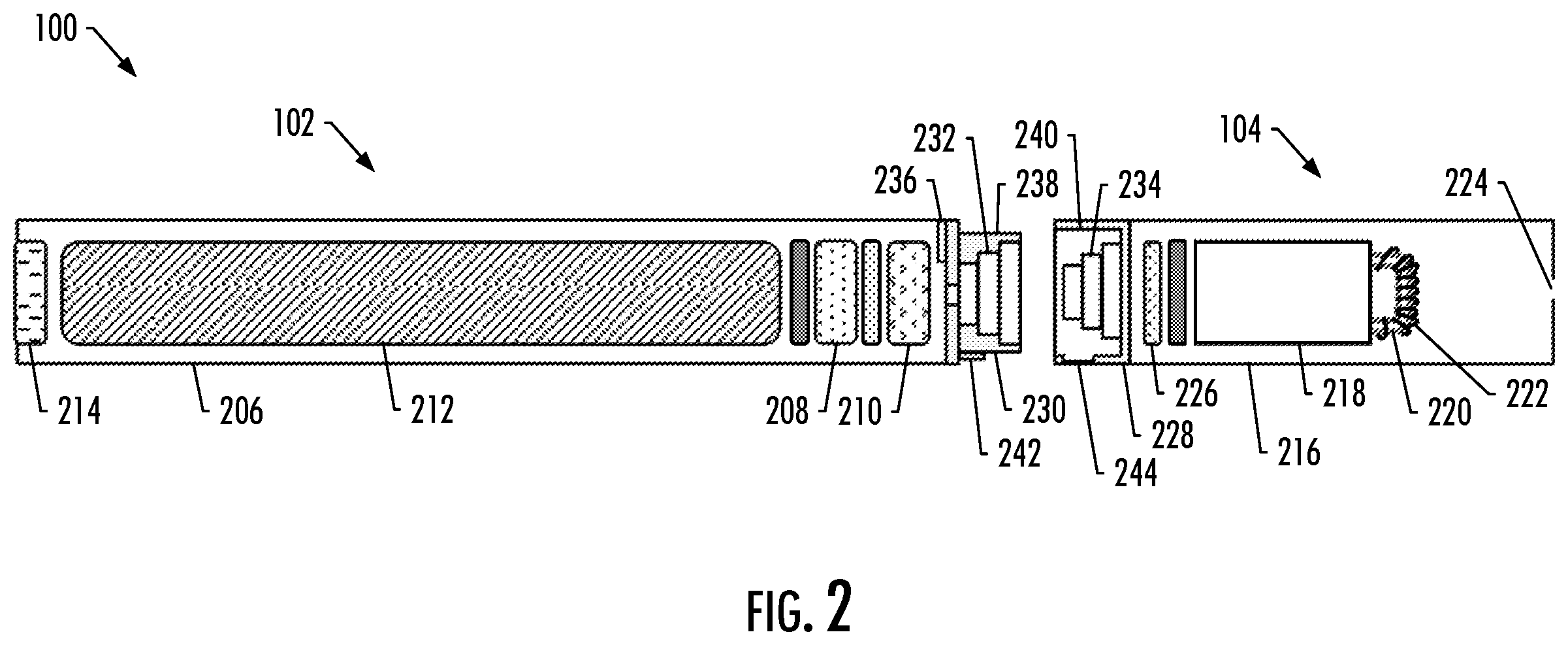 Patent US12472316 Figure 2 – Analog control component for an aerosol delivery device