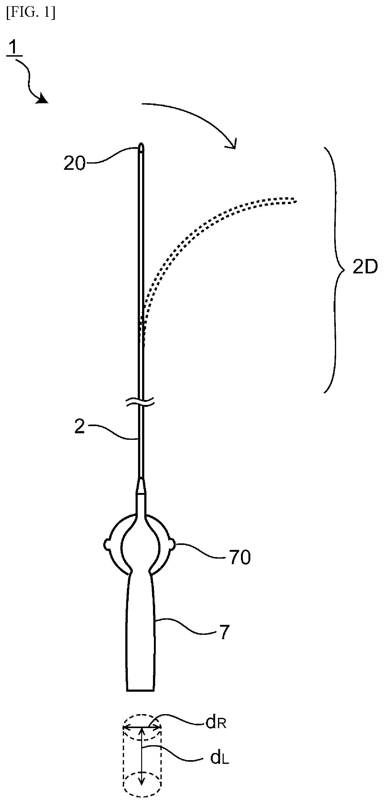Patent US12472330 Figure 1 – Catheter