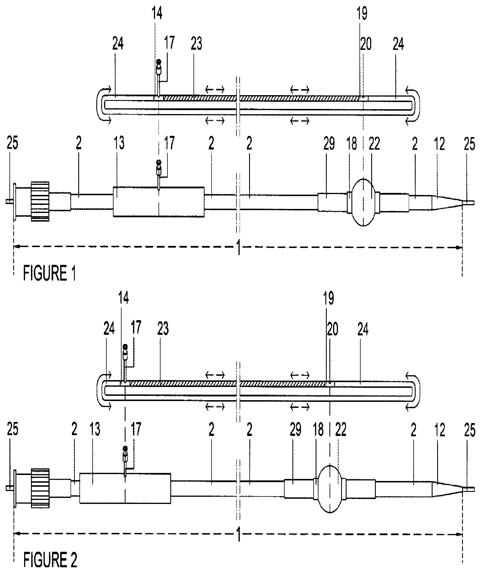 Patent US12472333 Figure 1 – Mobile balloon support catheter