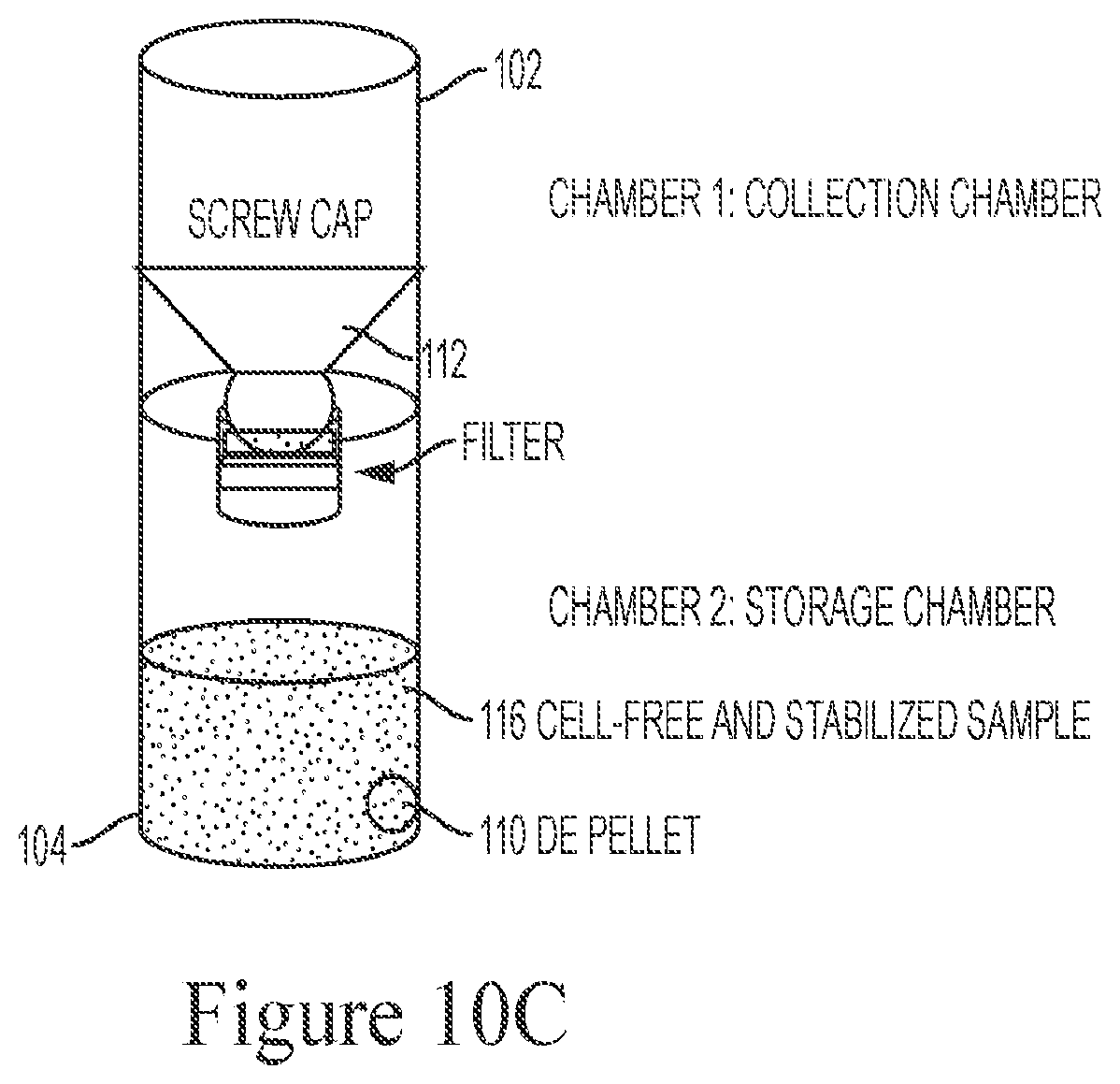 Patent US12472335 Figure 9 – Reduction of bioparticle levels of an organism
