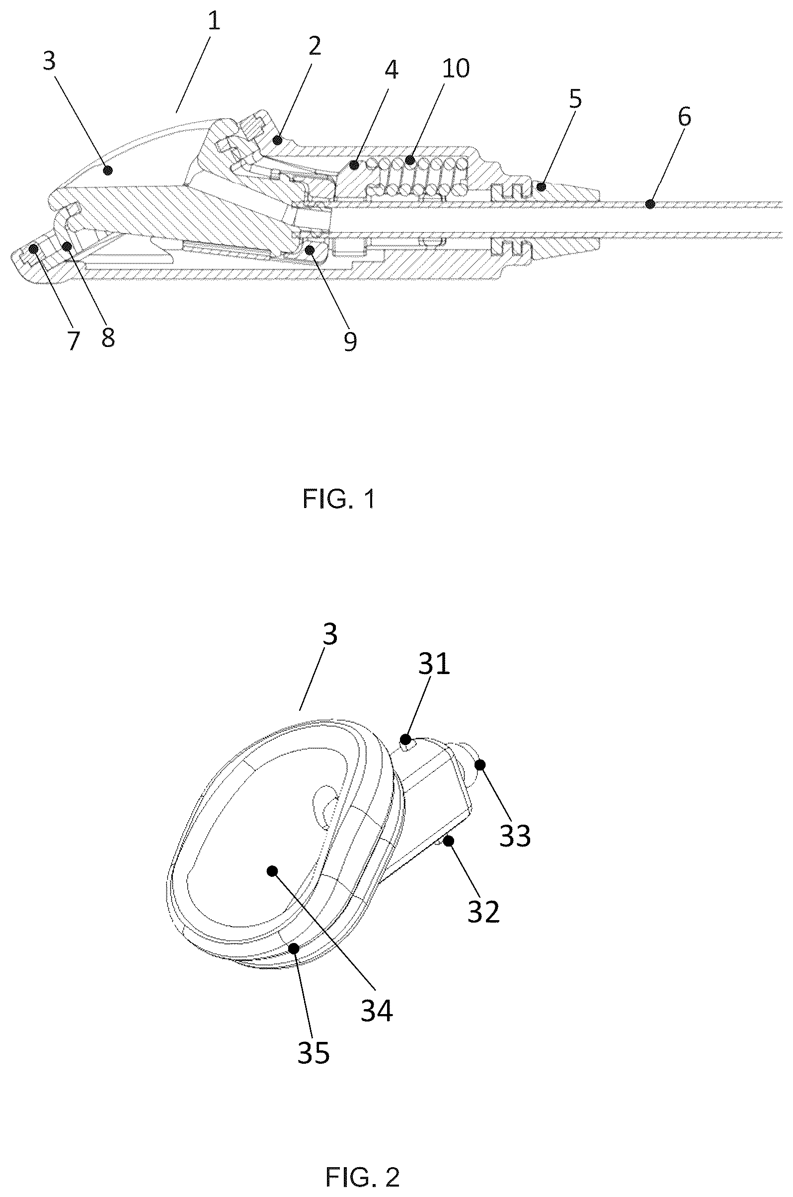 Patent US12472339 — Implantable access device for accessing the vascular system of a human or animal body, particularly subcutaneously implantable access port — Figure 1