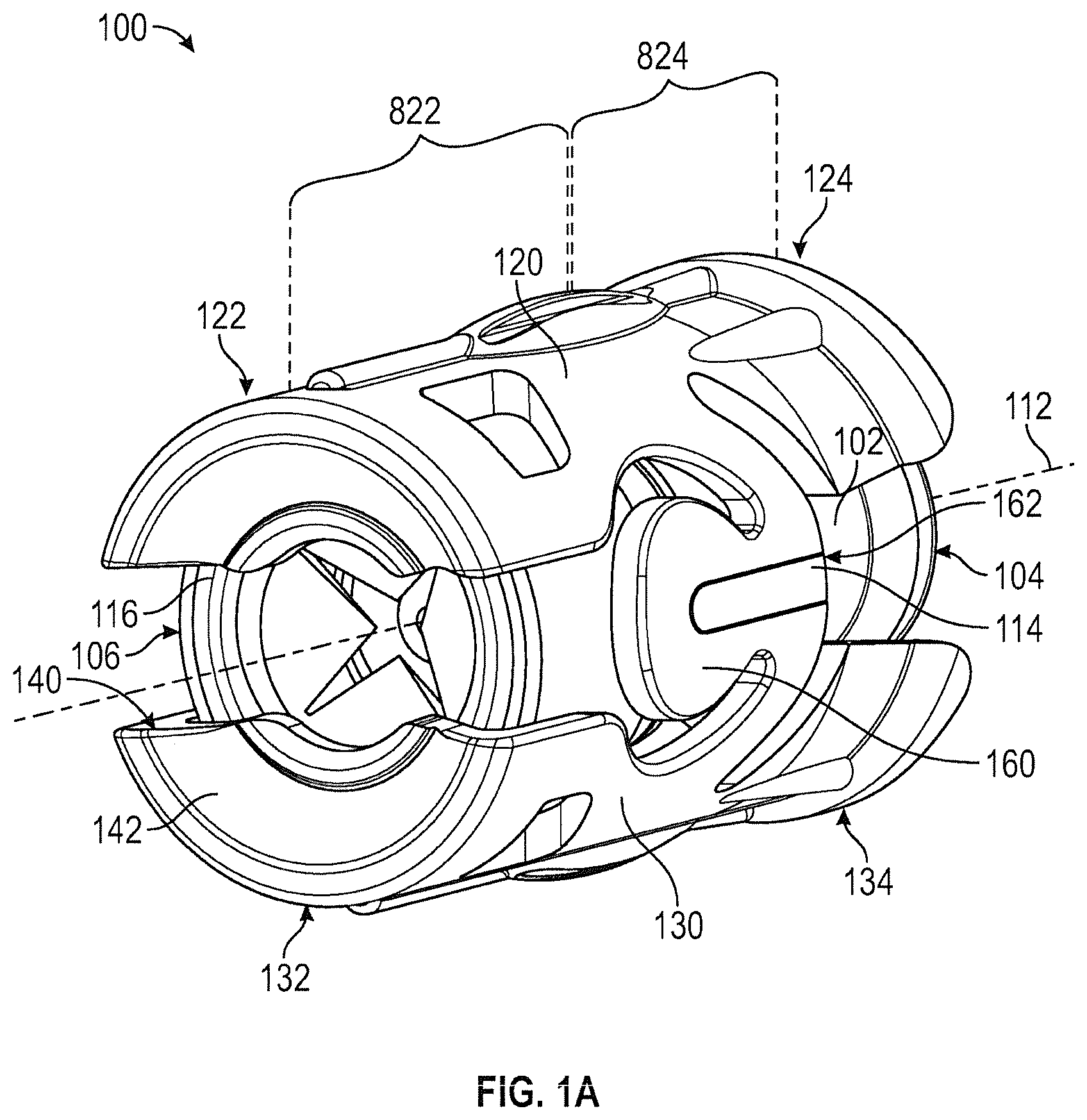 Patent US12472340 Figure 1 – Closed male luer device for use with needleless access devices