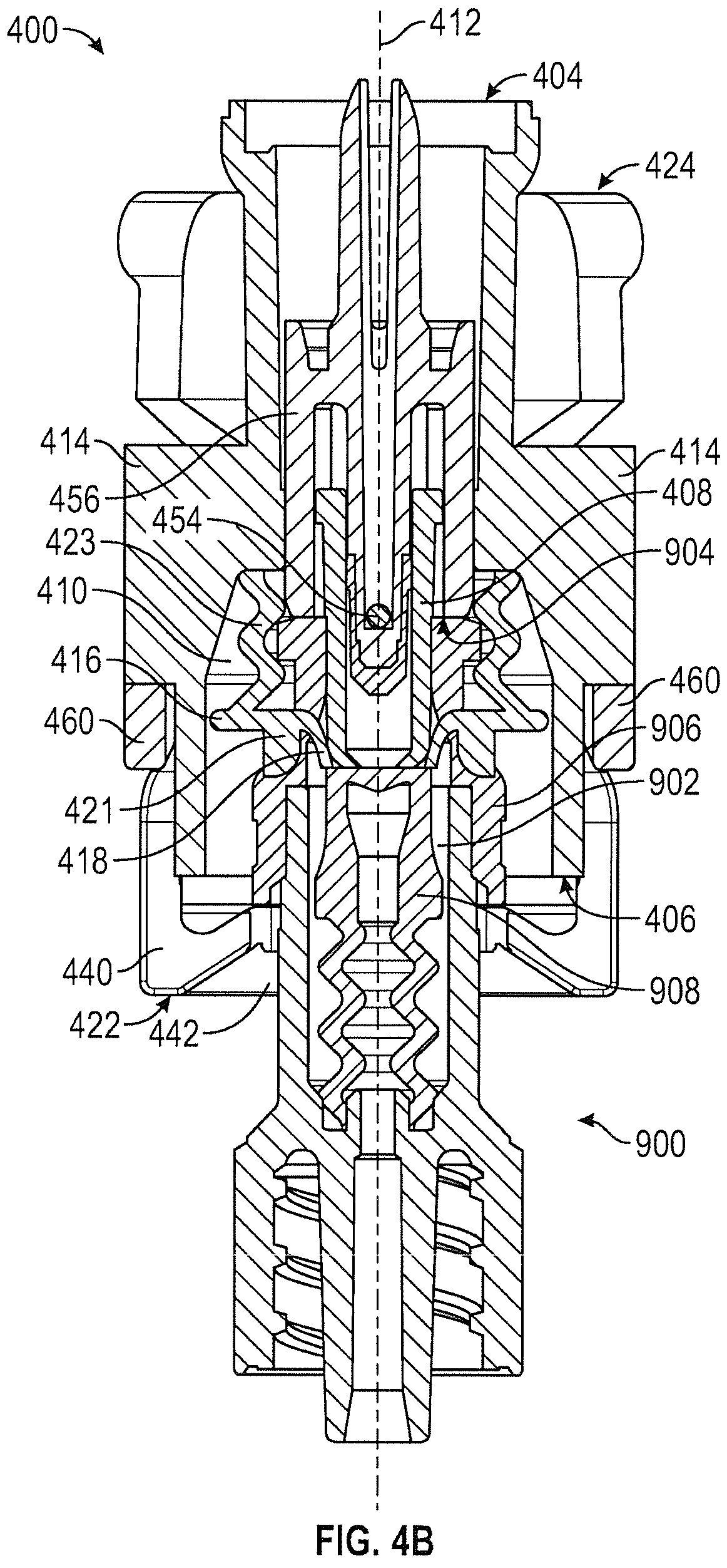 Patent US12472340 Figure 8 – Closed male luer device for use with needleless access devices
