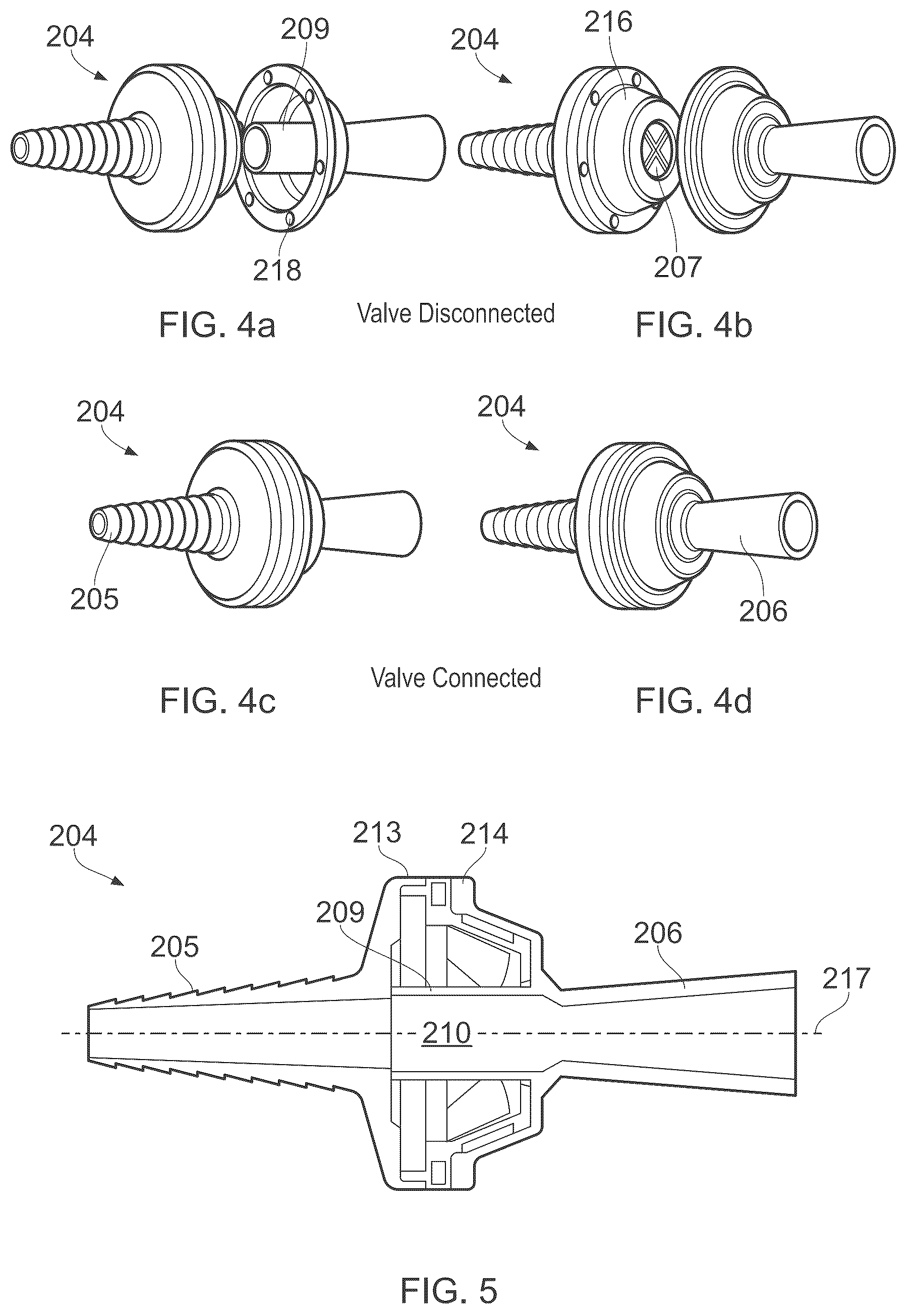 Patent US12472341 Figure 4 – Chest drain connector