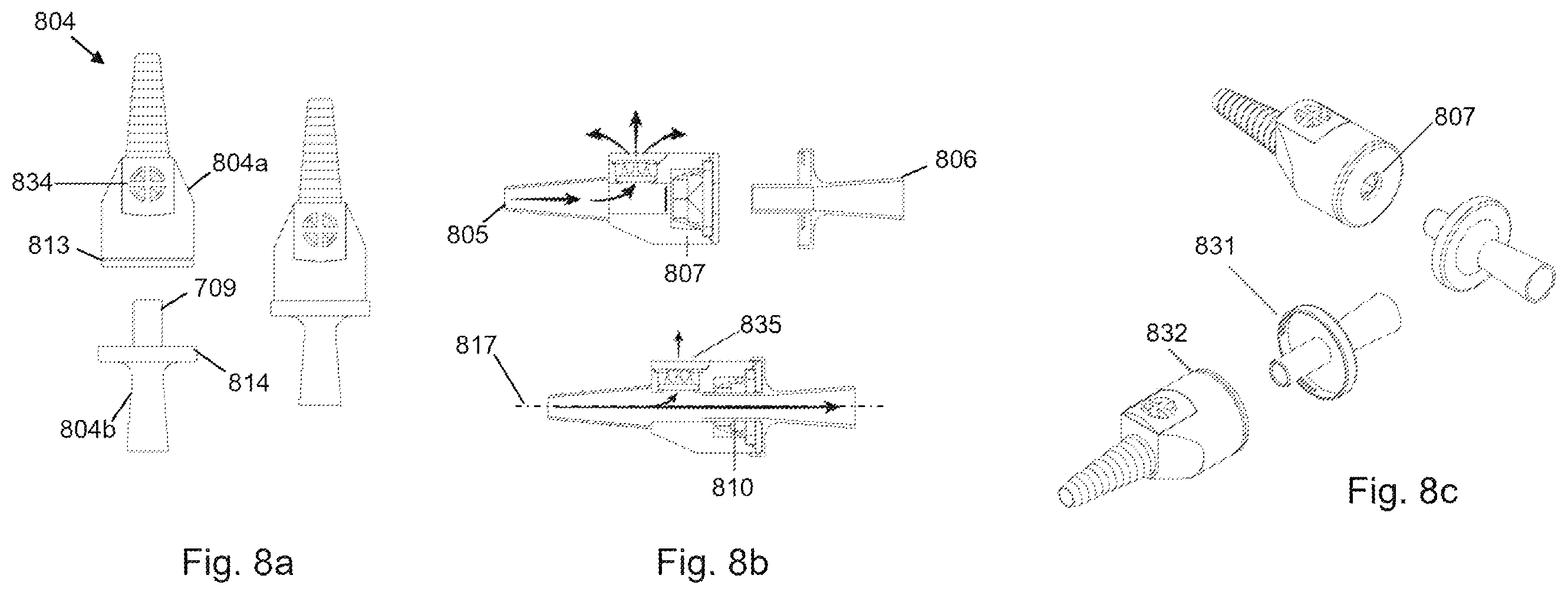 Patent US12472341 Figure 7 – Chest drain connector