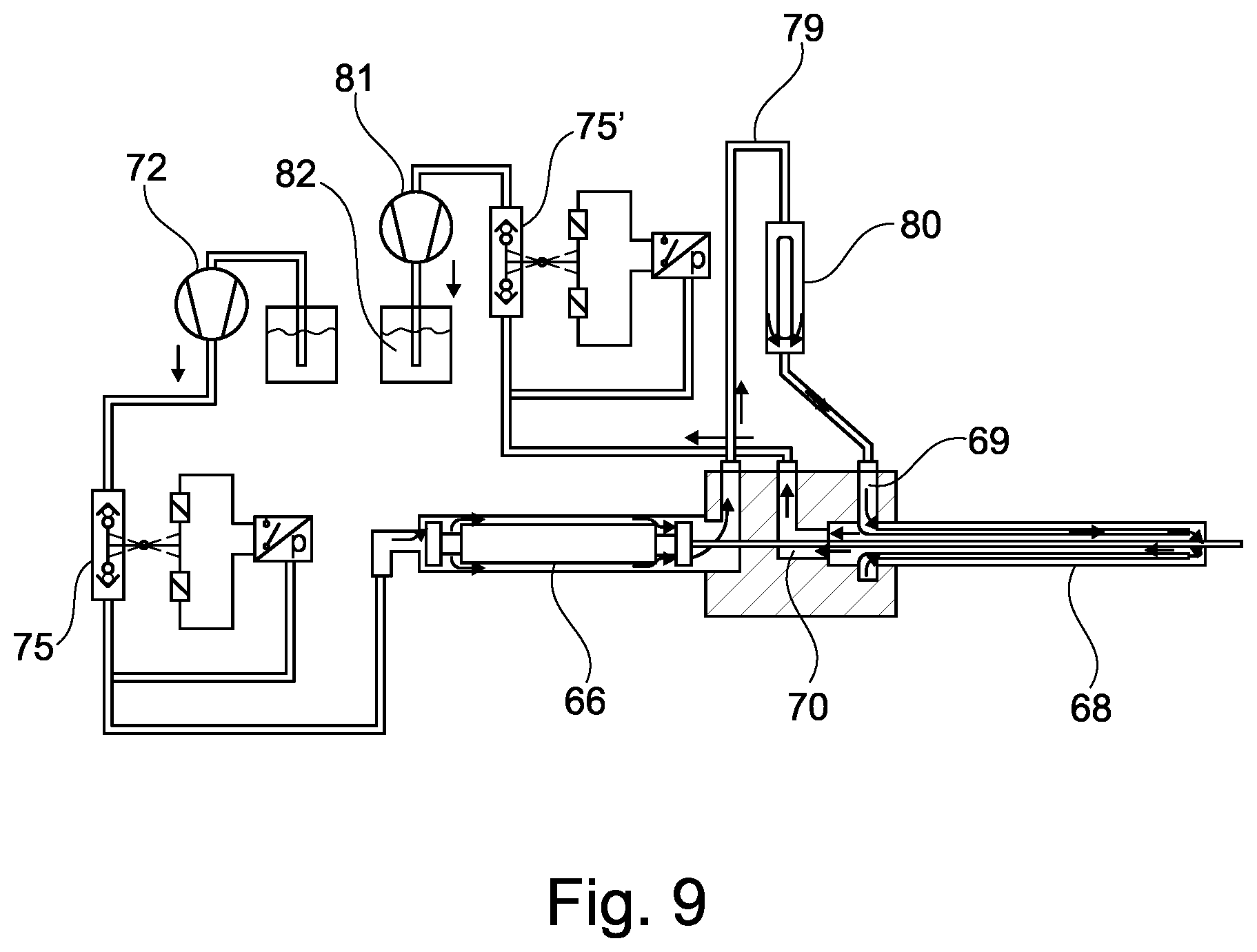 Patent US12472342 Figure 7 – Catheter device comprising a separating device for retaining magnetic particles contained in a fluid and protection device for a functional element
