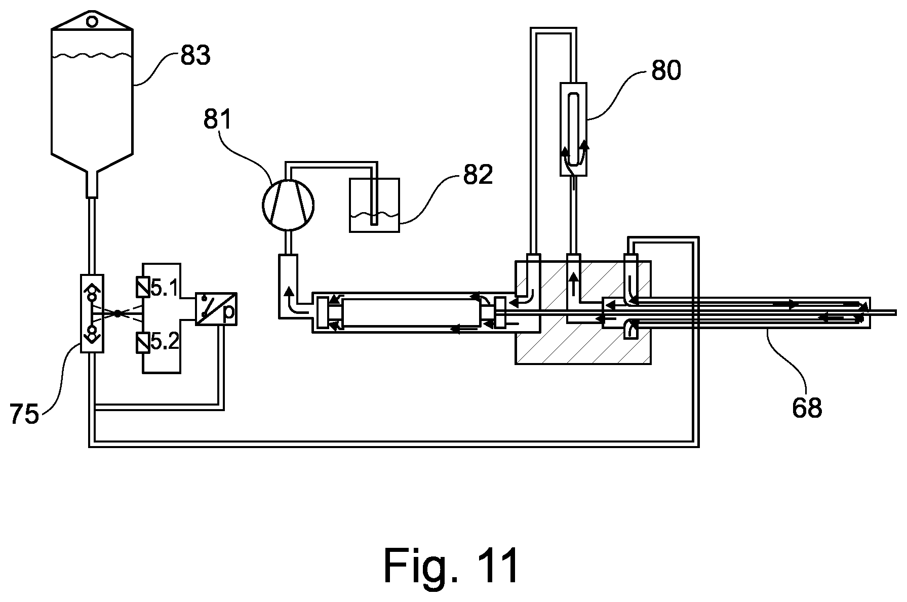 Patent US12472342 Figure 9 – Catheter device comprising a separating device for retaining magnetic particles contained in a fluid and protection device for a functional element