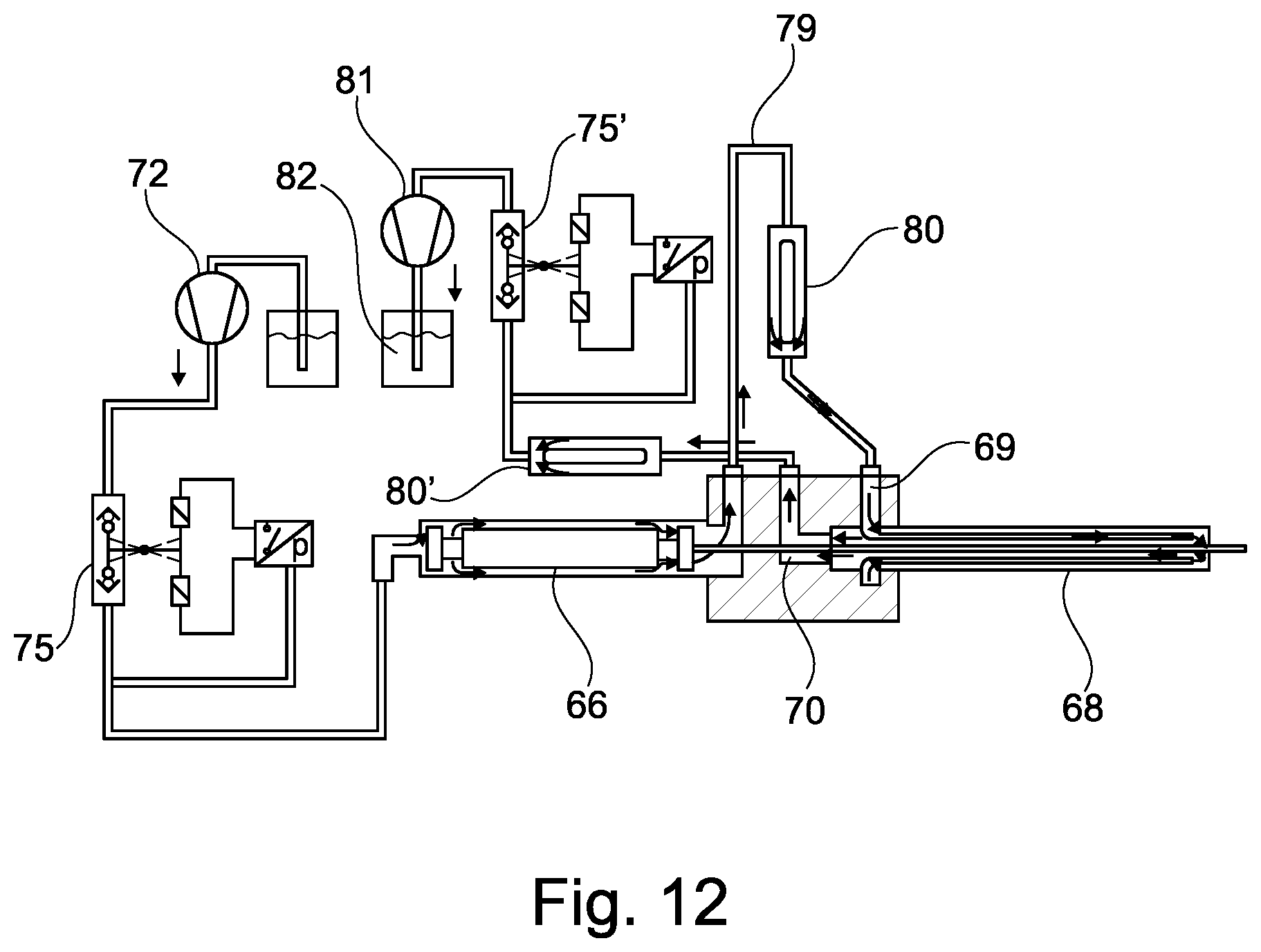 Patent US12472342 Figure 10 – Catheter device comprising a separating device for retaining magnetic particles contained in a fluid and protection device for a functional element