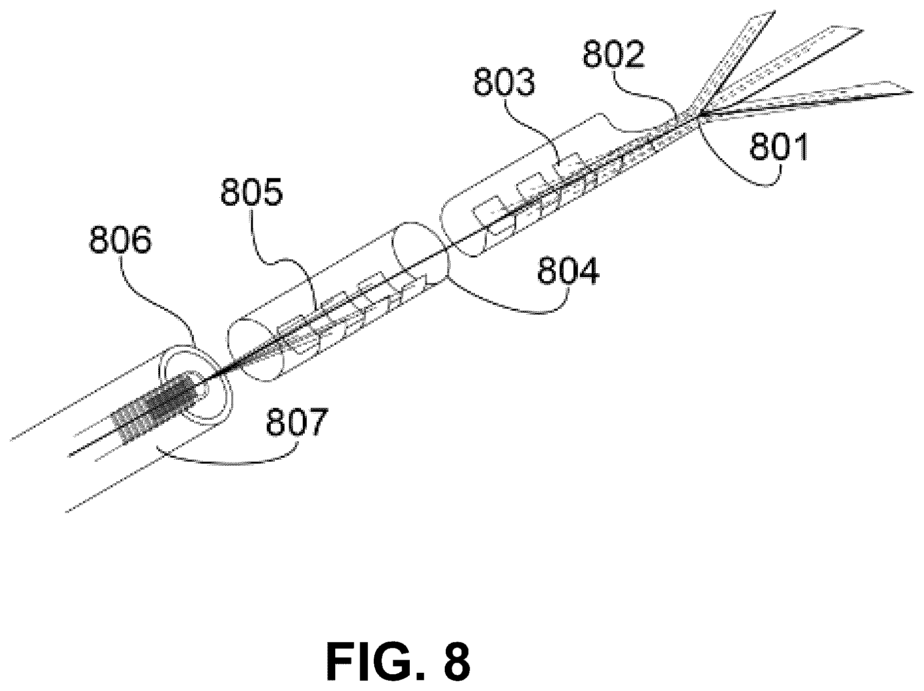 Patent US12472348 Figure 8 – Transcatheter electrode array and use thereof