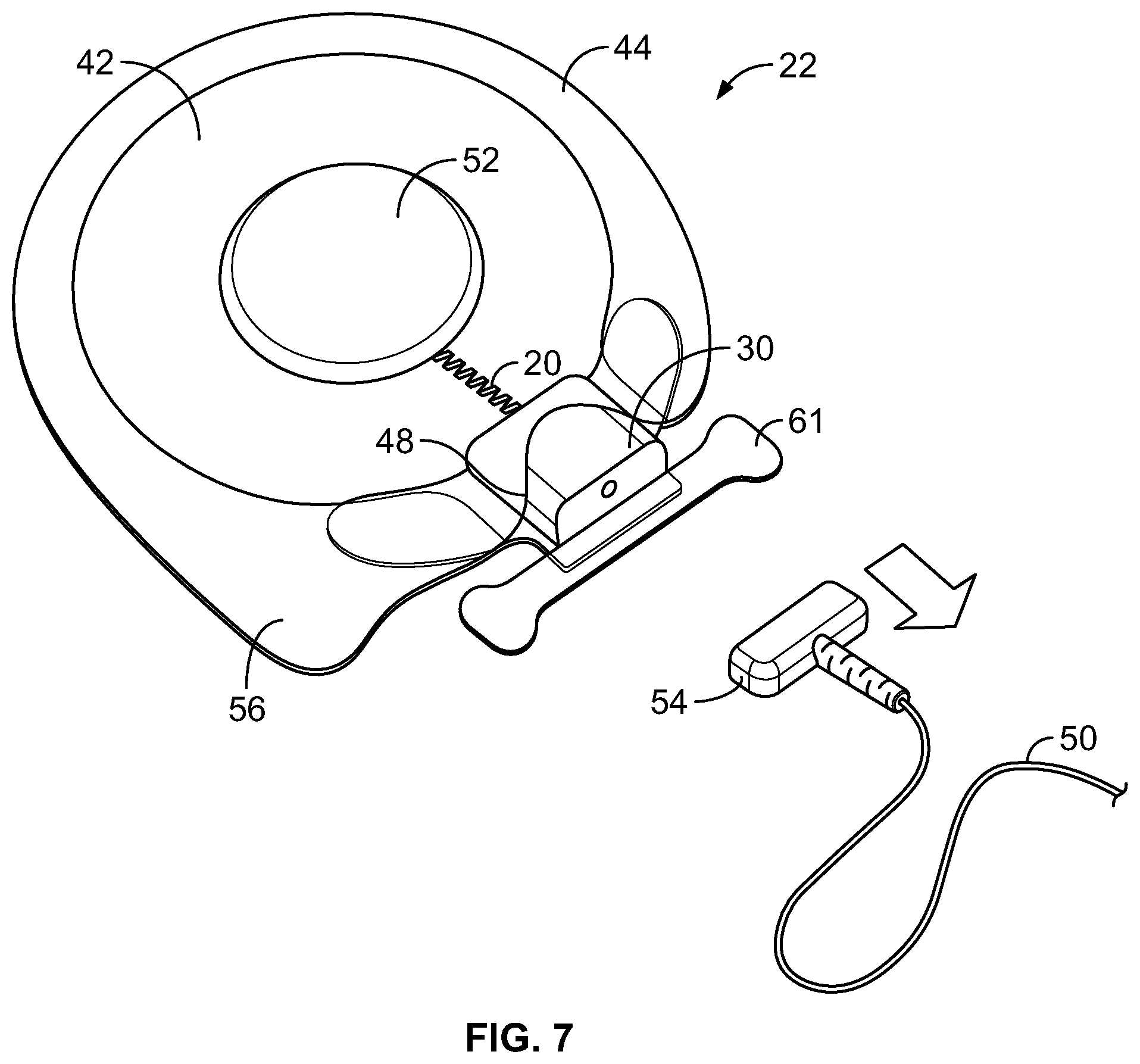 Patent US12472354 Figure 7 – Electrical stimulator for peripheral stimulation