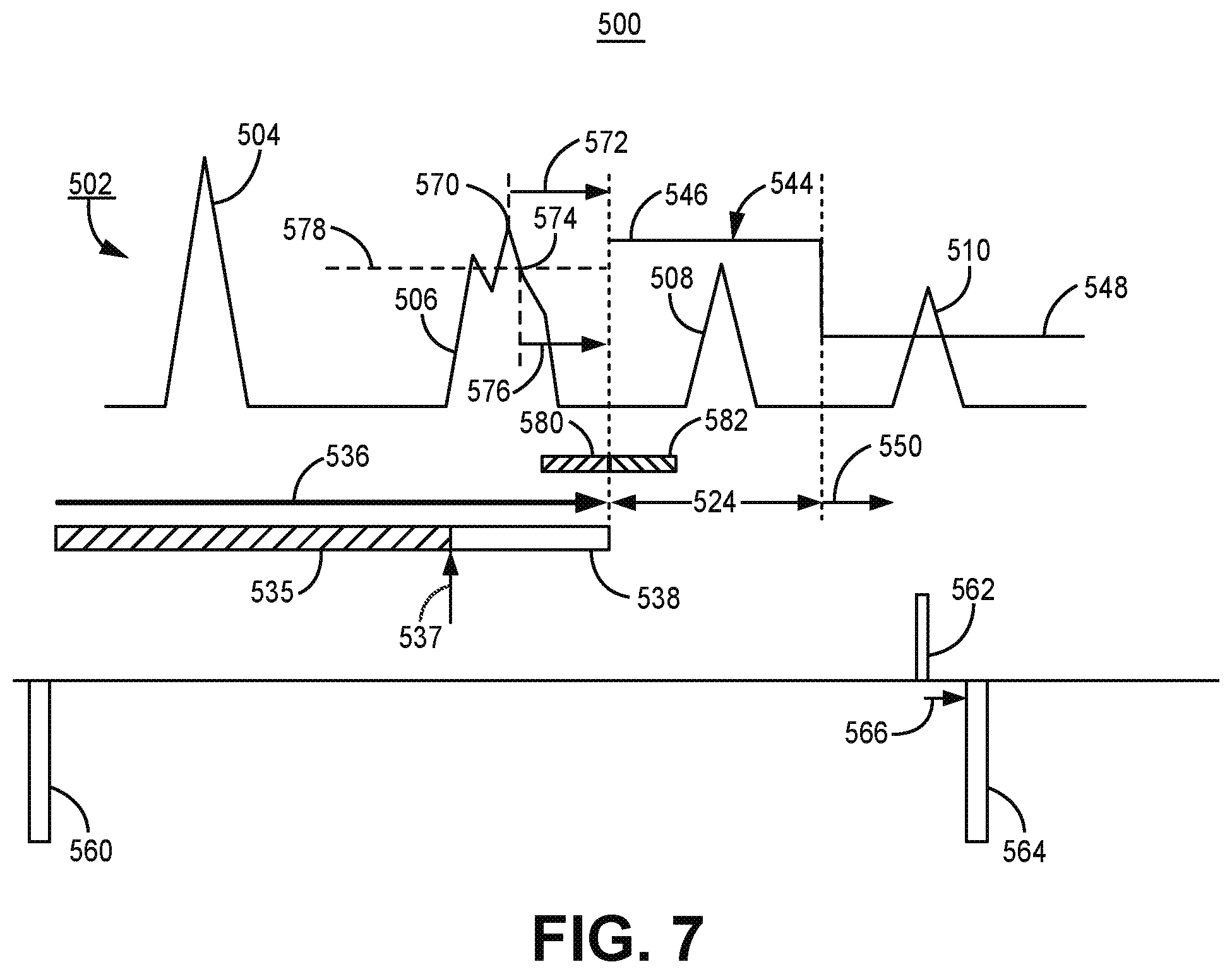 Patent US12472364 Figure 7 – Post-ventricular atrial blanking in a cardiac device