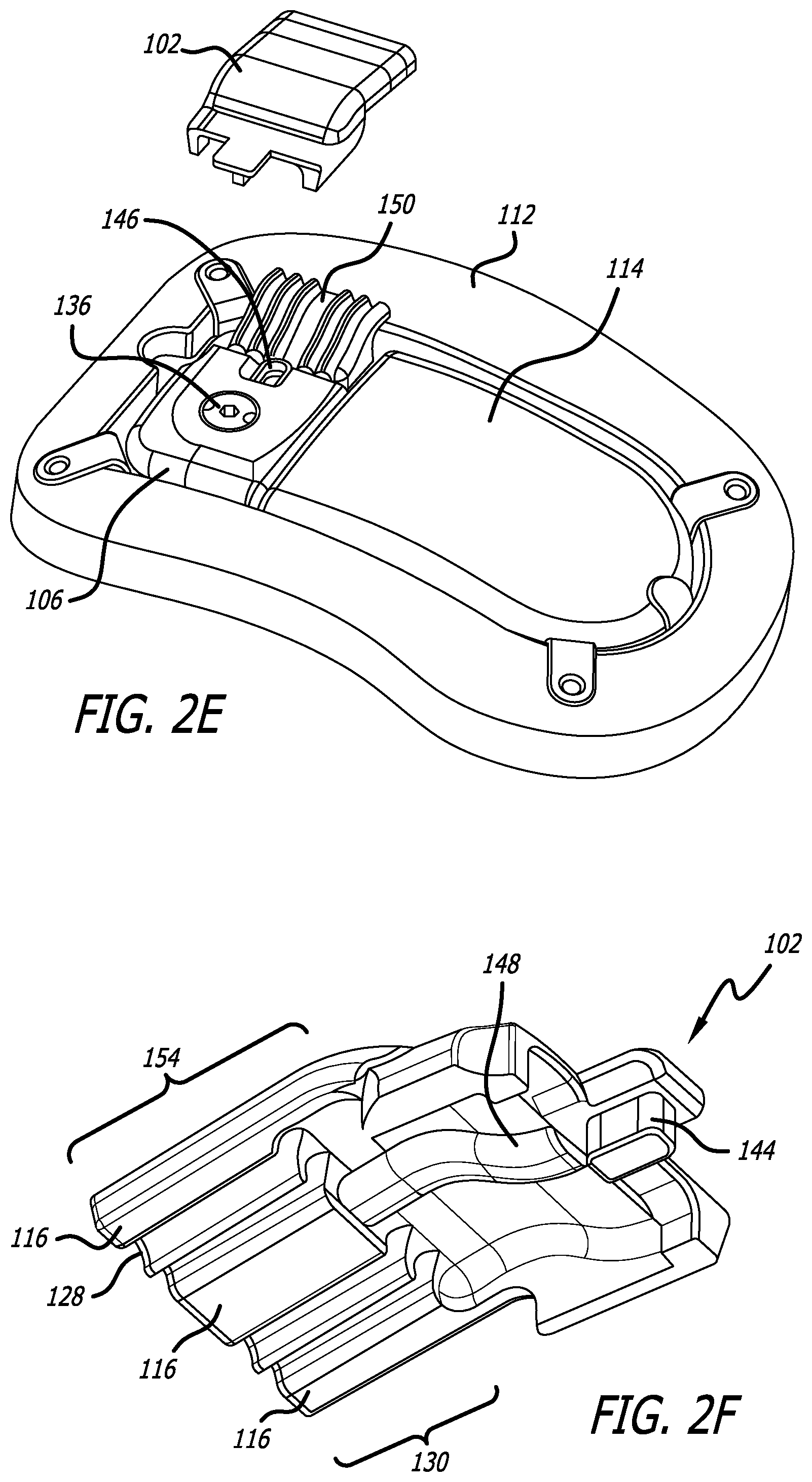 Patent US12472367 Figure 5 – Strain relief systems for active implantable medical devices