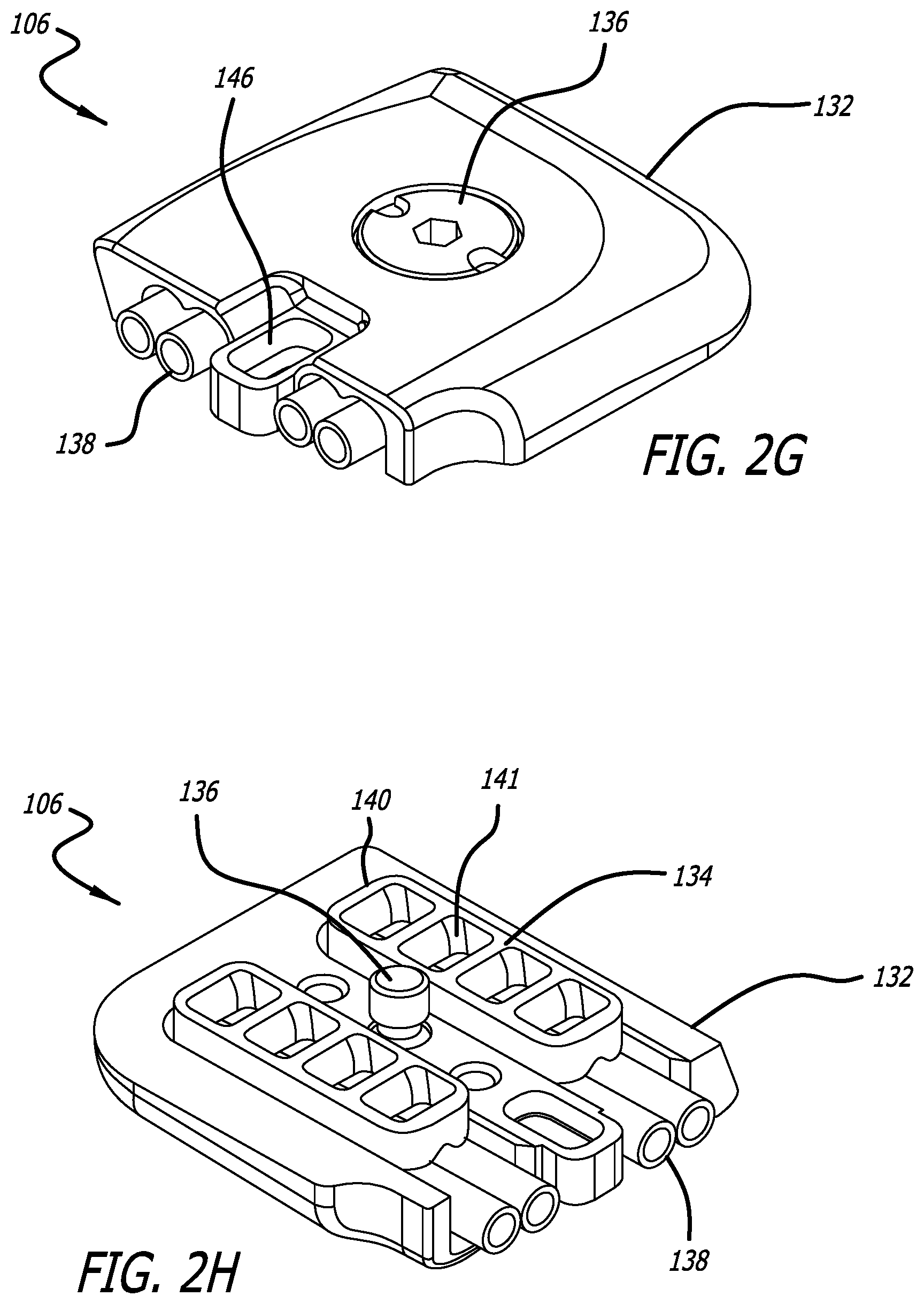 Patent US12472367 Figure 6 – Strain relief systems for active implantable medical devices