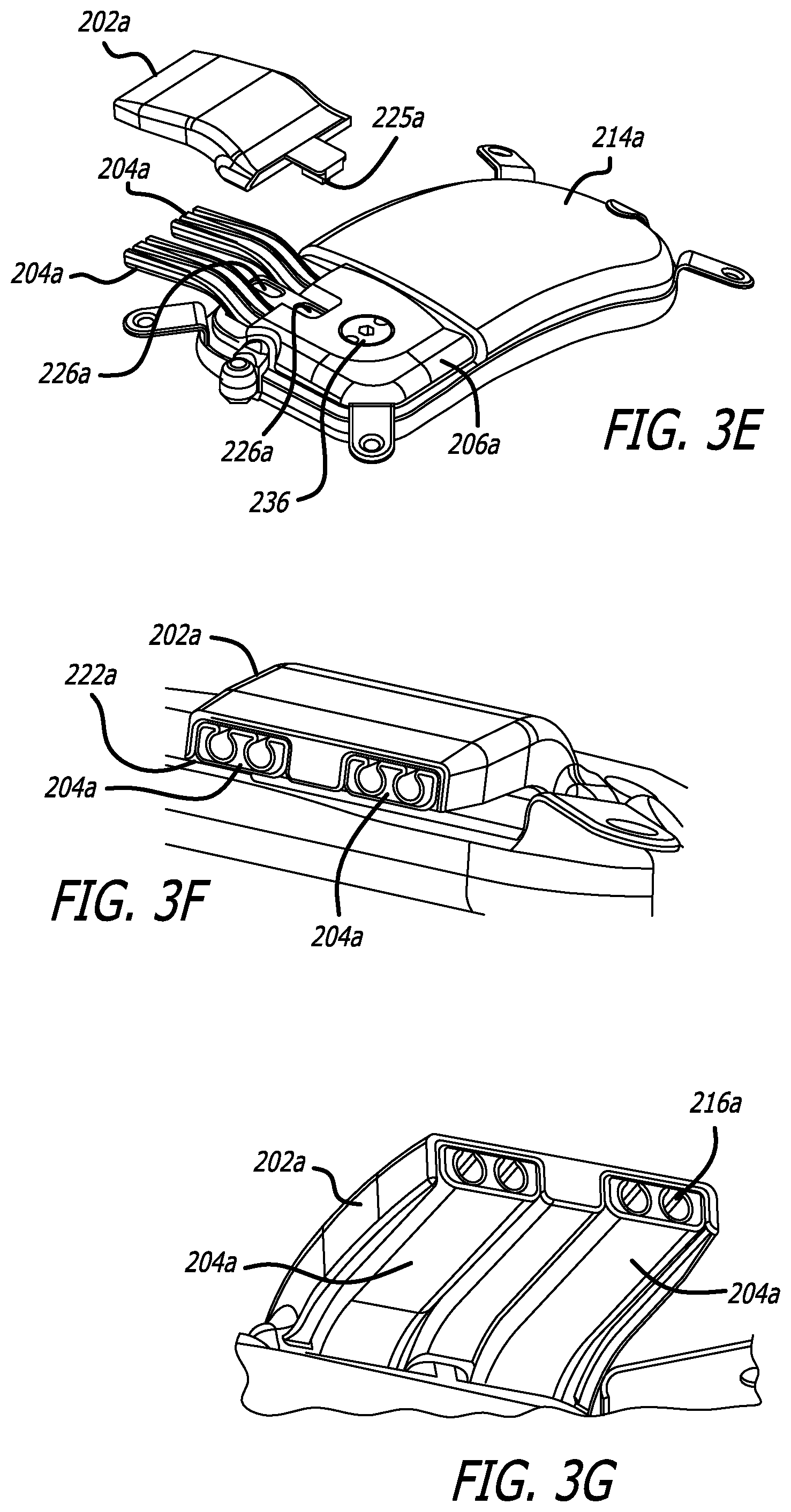 Patent US12472367 Figure 9 – Strain relief systems for active implantable medical devices