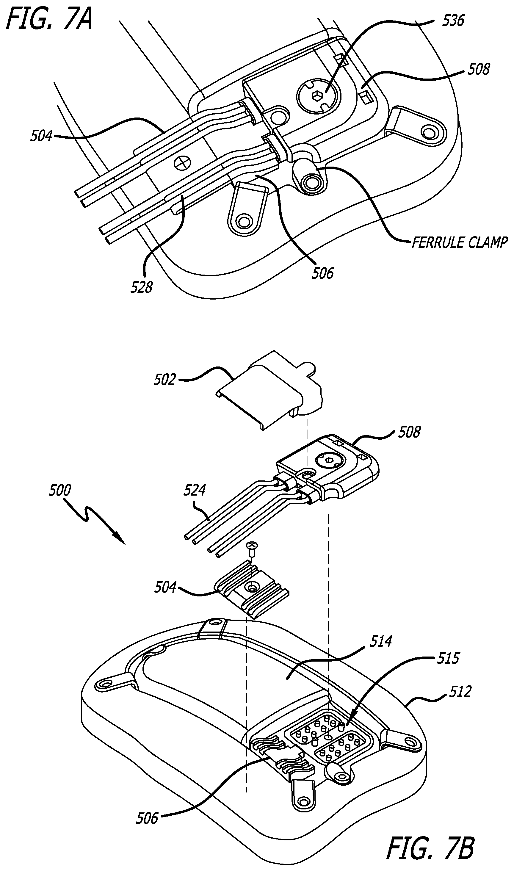 Patent US12472367 Figure 19 – Strain relief systems for active implantable medical devices