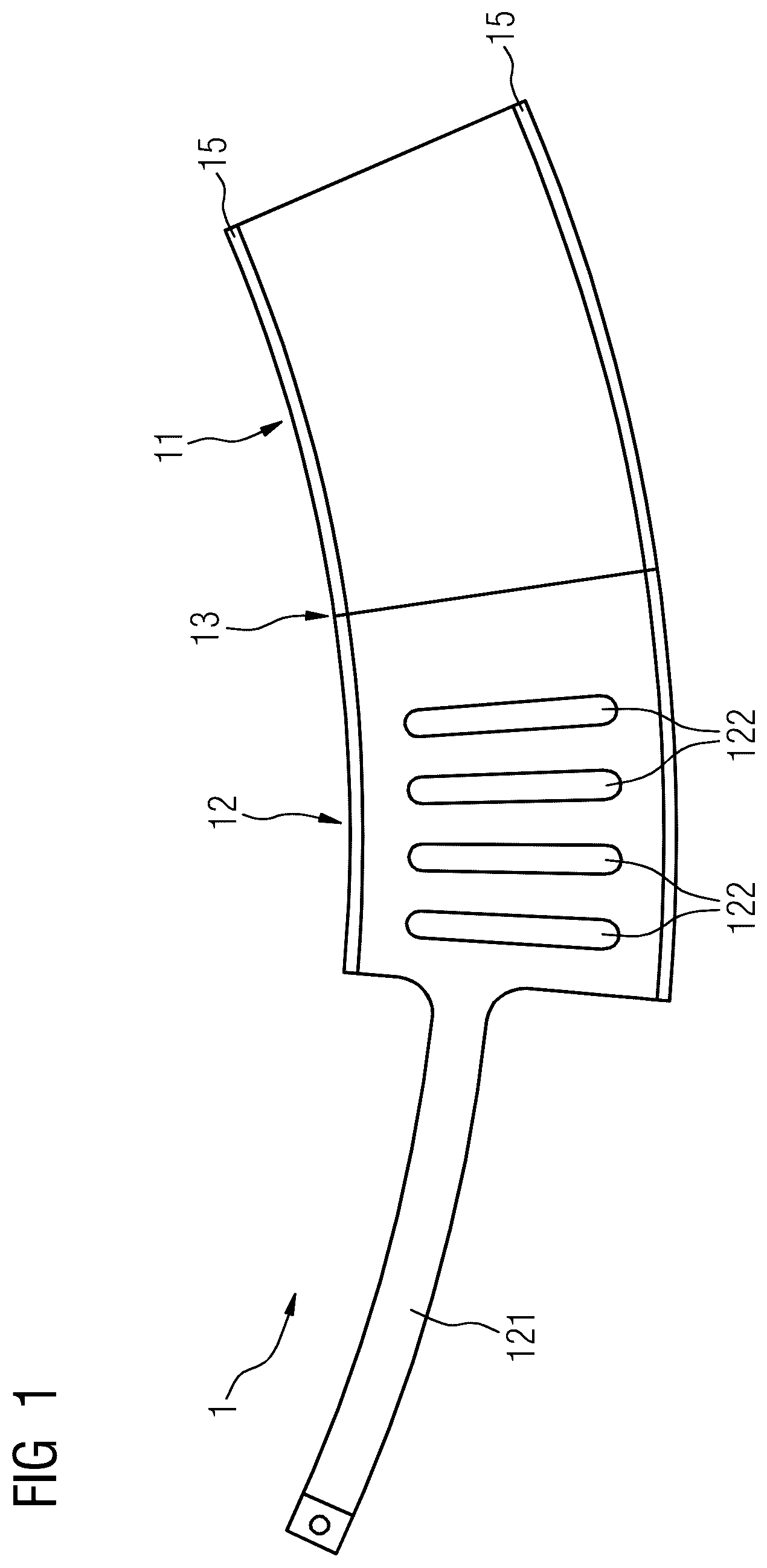 Patent US12472381 — Fin for collimating therapeutic radiation — Figure 1
