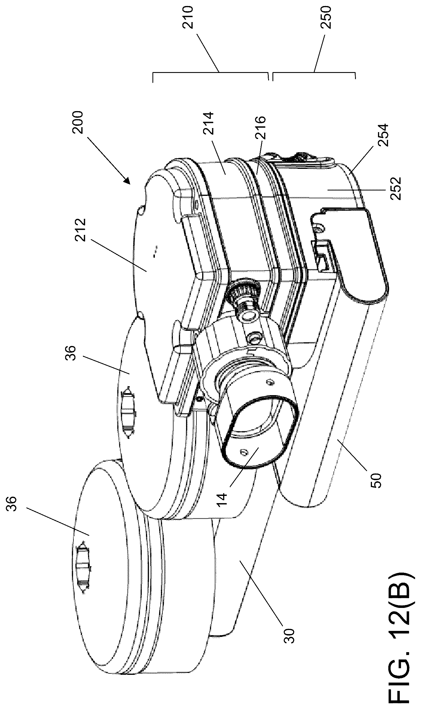 Patent US12472389 Figure 10 – Modular, adjustable powered air purifying respirator system
