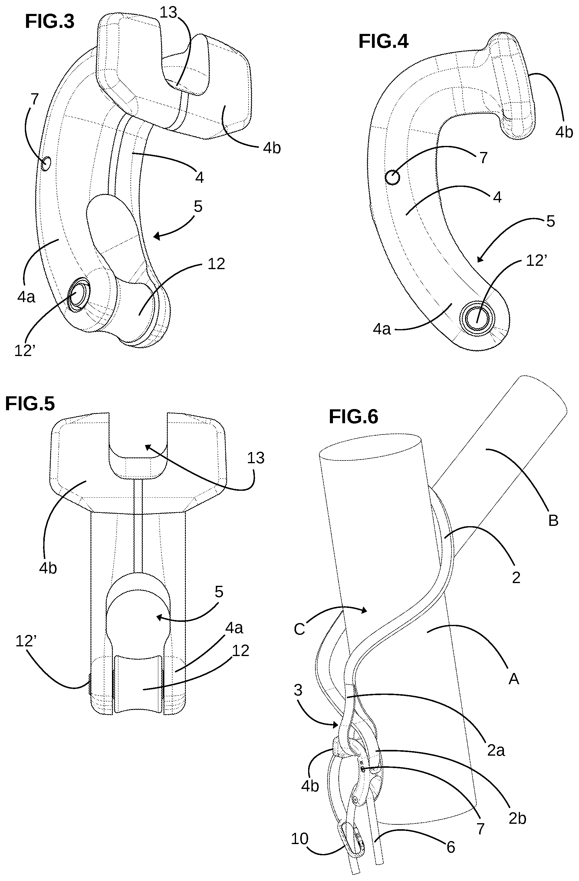 Patent US12472390 Figure 2 – Attachment device to an anchor point and method for using the attachment device