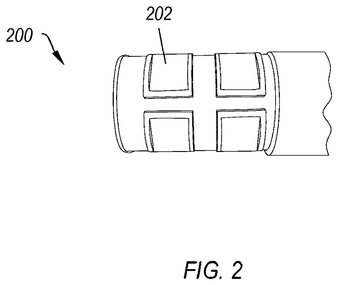Patent US12472394 Figure 4 – Exercise equipment clamp and handles