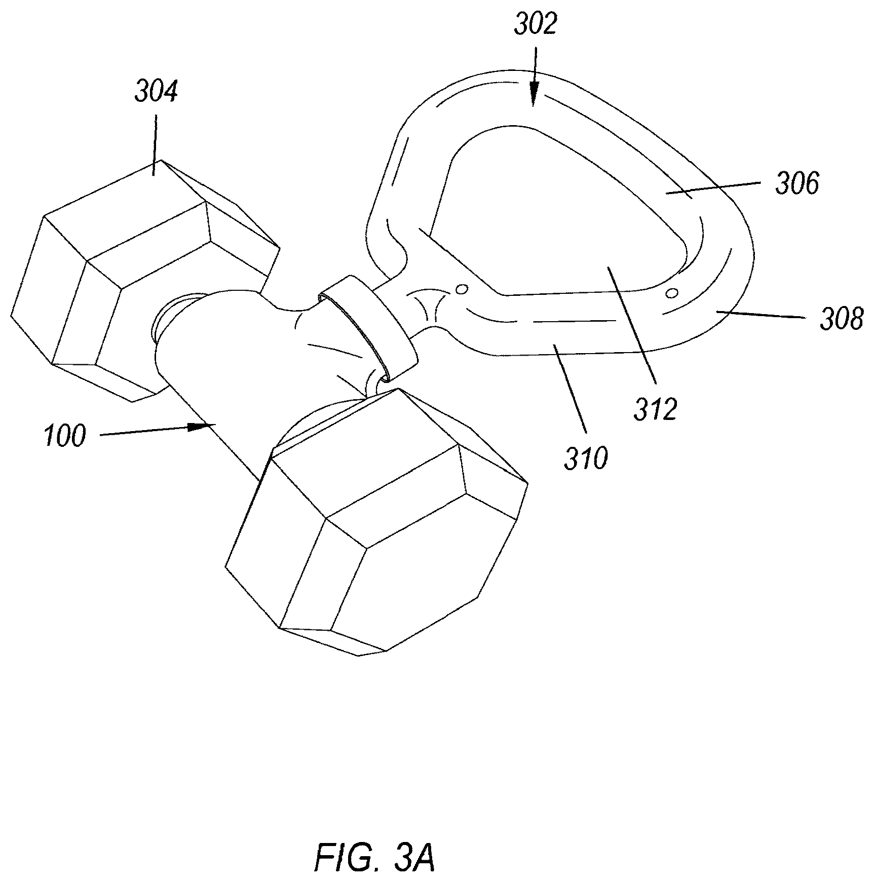 Patent US12472394 Figure 5 – Exercise equipment clamp and handles