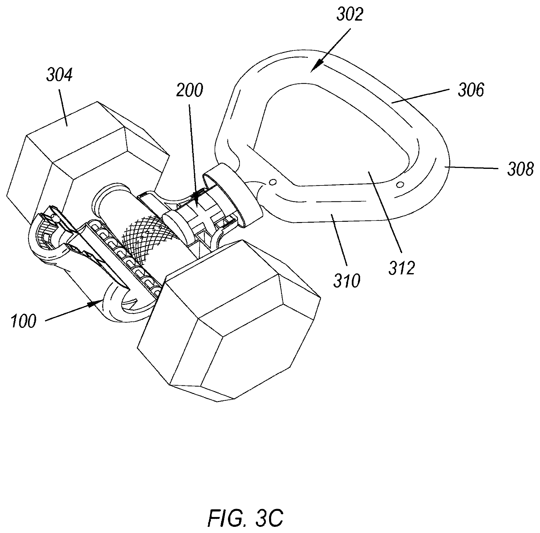 Patent US12472394 Figure 7 – Exercise equipment clamp and handles