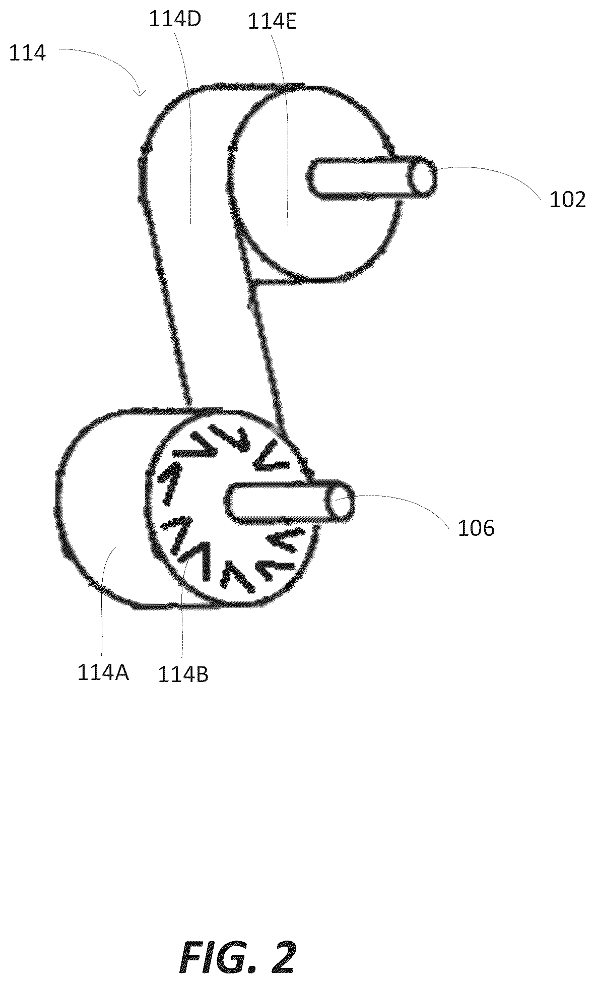 Patent US12472397 Figure 2 – Adjustable-force resistance cable retractor