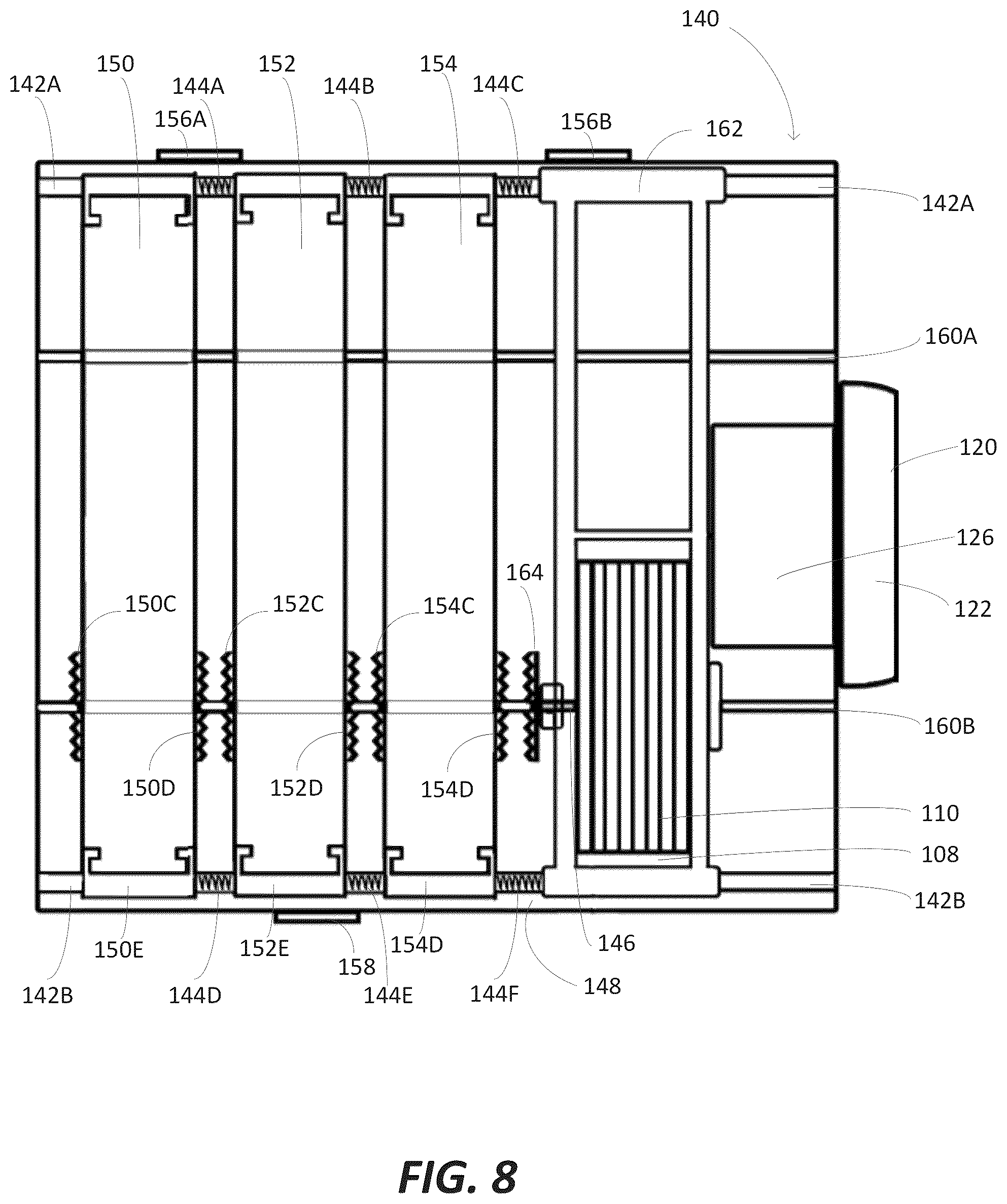 Patent US12472397 Figure 8 – Adjustable-force resistance cable retractor