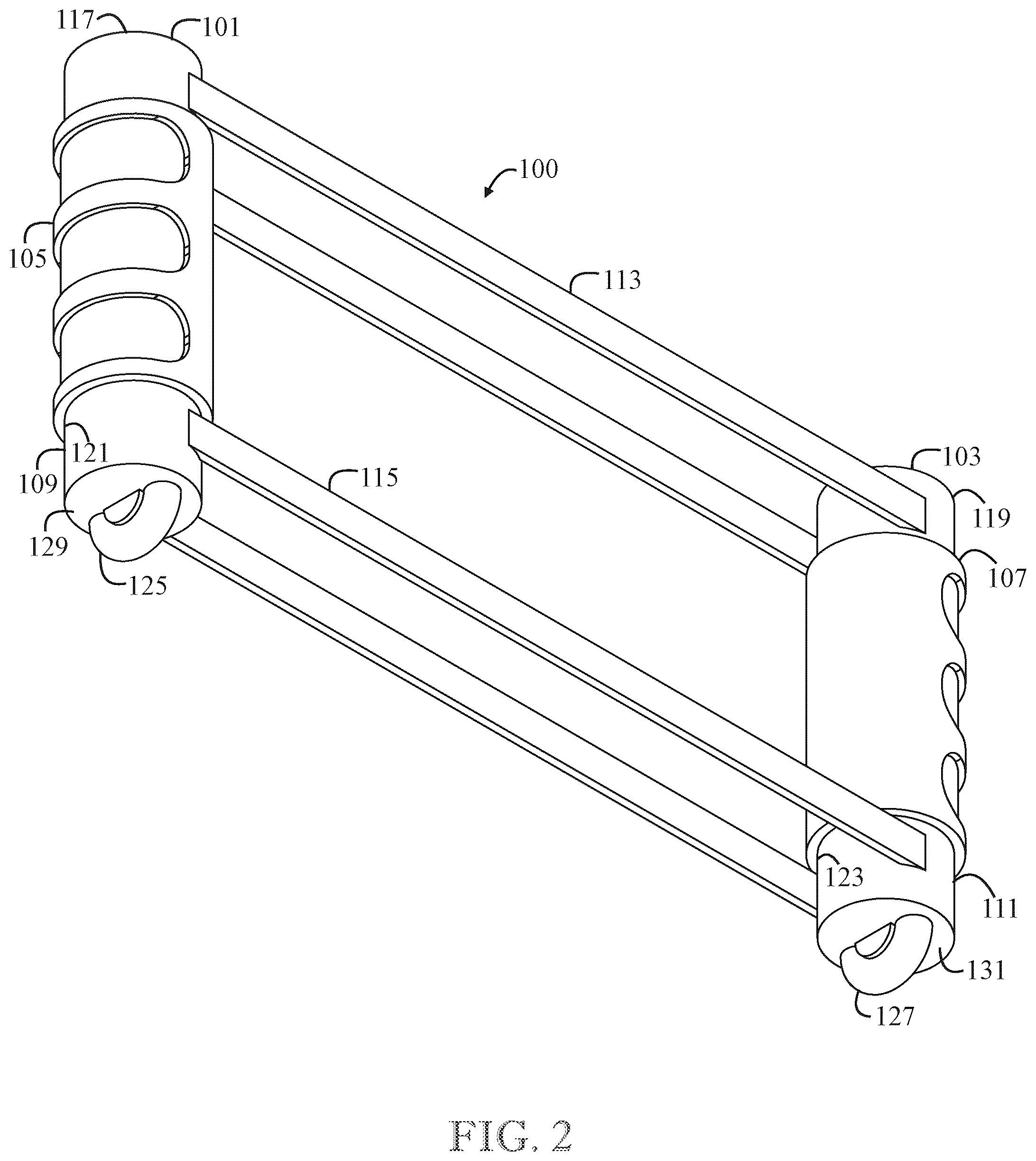 Patent US12472400 Figure 2 – Exercise device