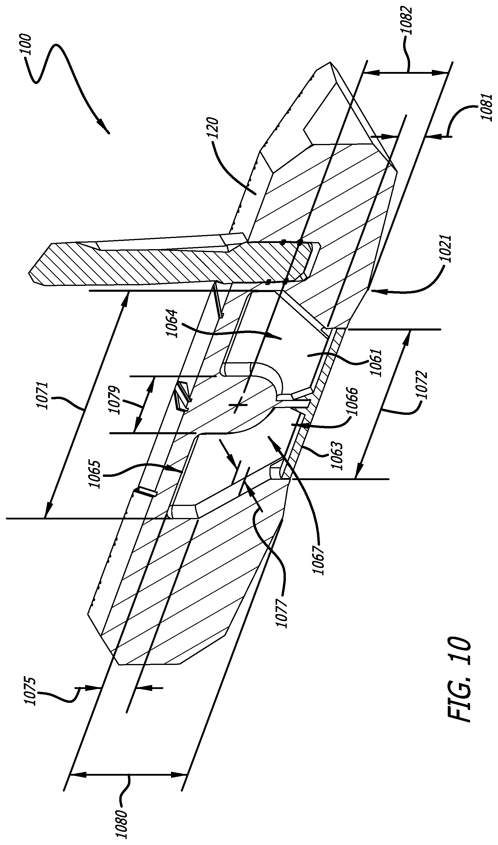Patent US12472406 Figure 5 – Golf clubhead with powder filled cavity
