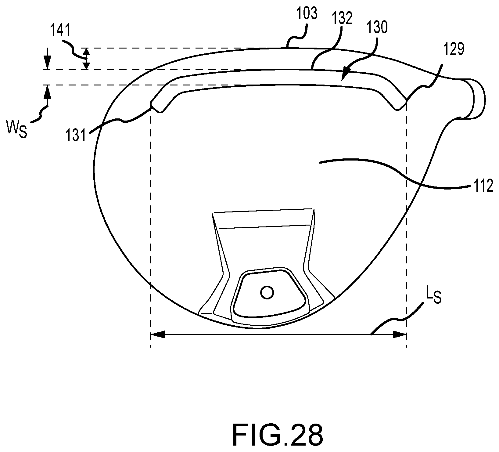 Patent US12472407 Figure 16 – Golf club heads with slits and flexure inserts