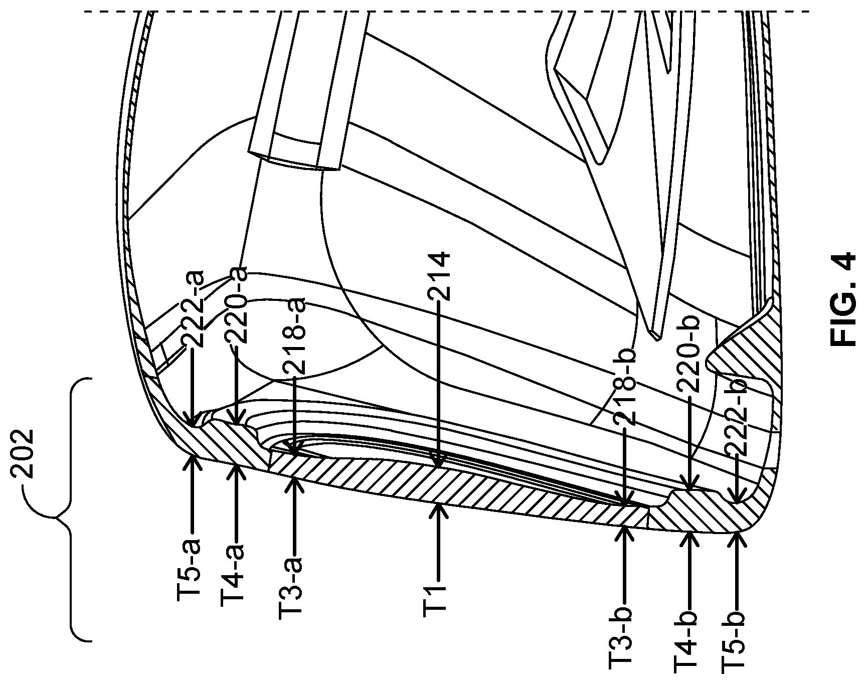 Patent US12472408 Figure 4 – Golf club head with improved striking face