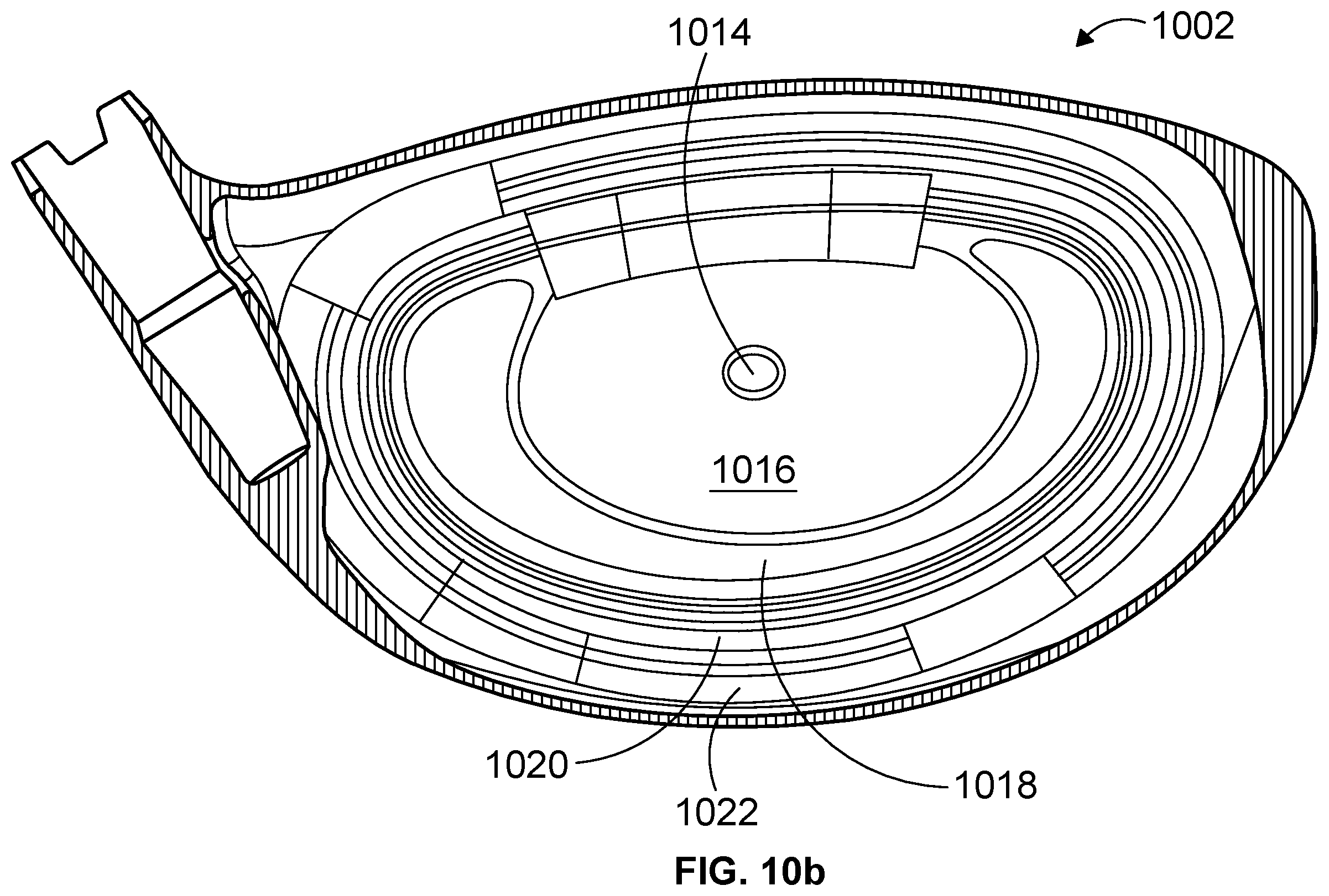 Patent US12472408 Figure 12 – Golf club head with improved striking face