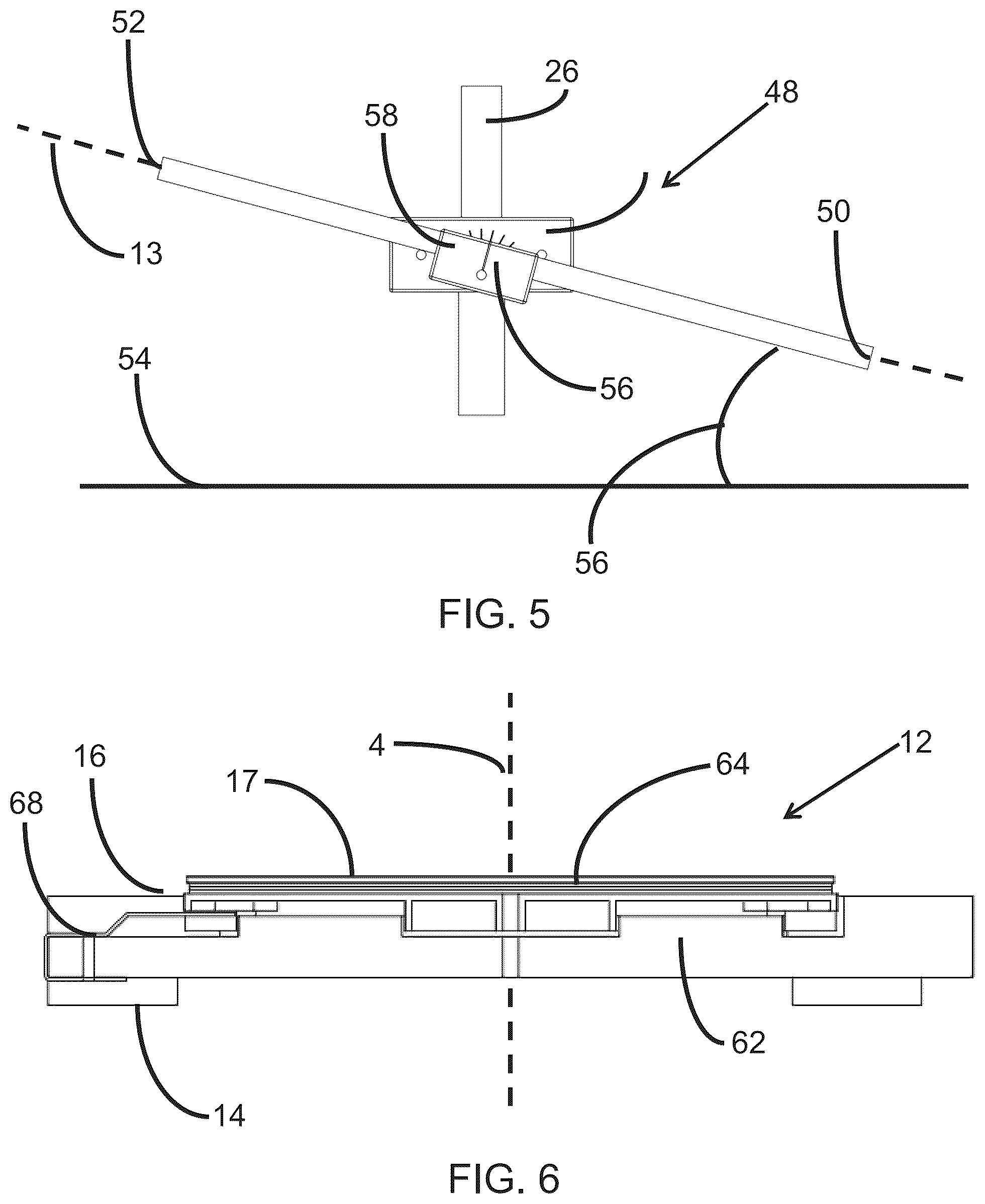 Patent US12472413 Figure 5 – Swing training apparatus