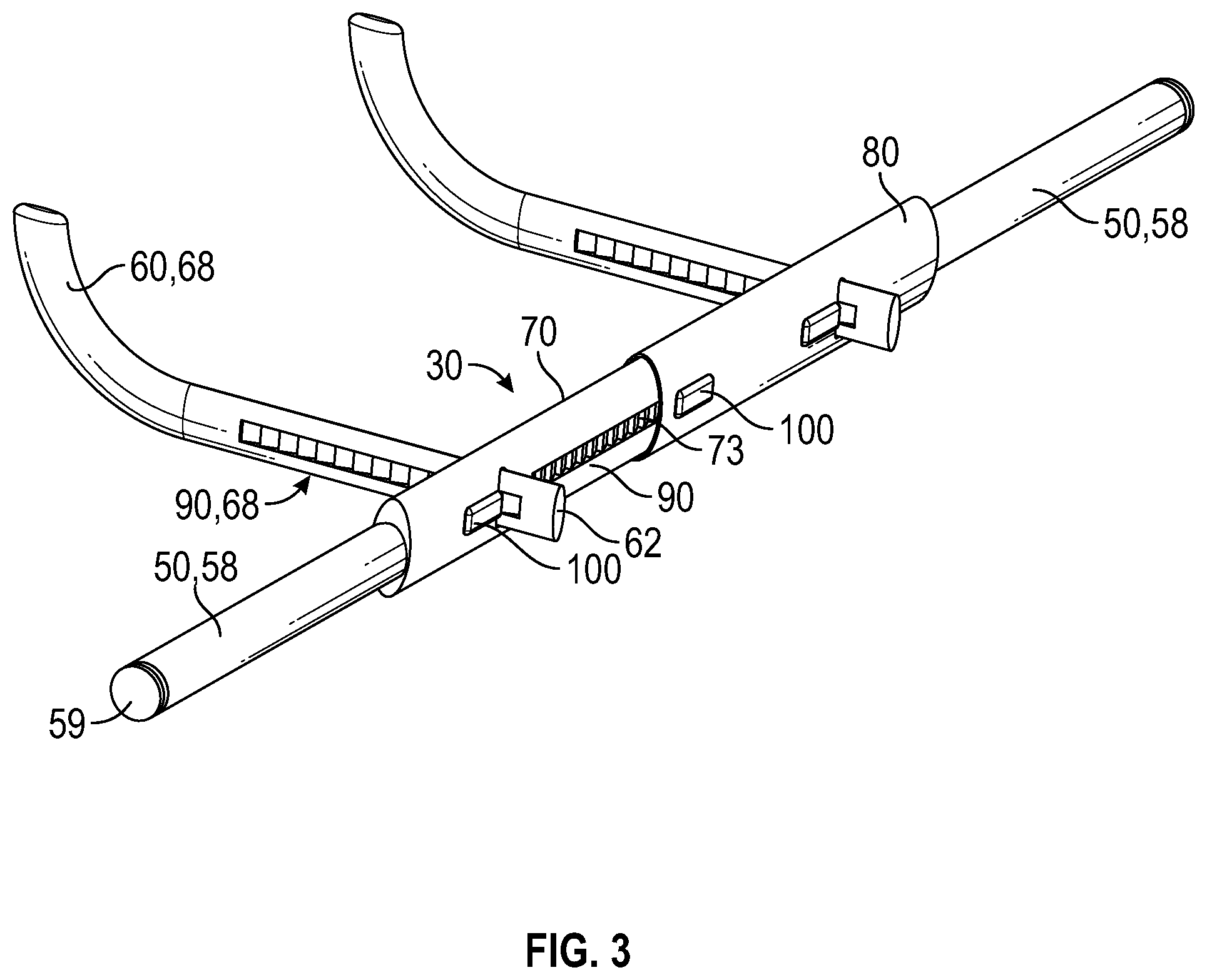 Patent US12472415 Figure 3 – Golf putt training aid