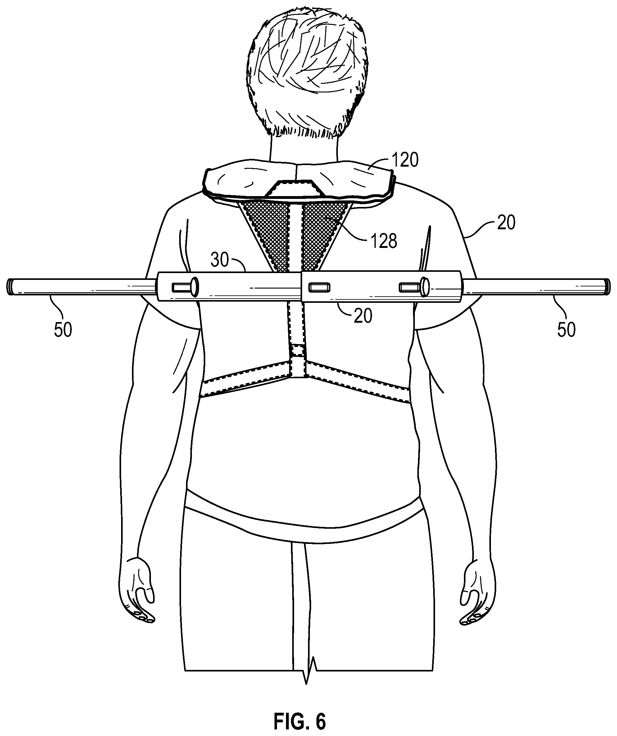 Patent US12472415 Figure 6 – Golf putt training aid