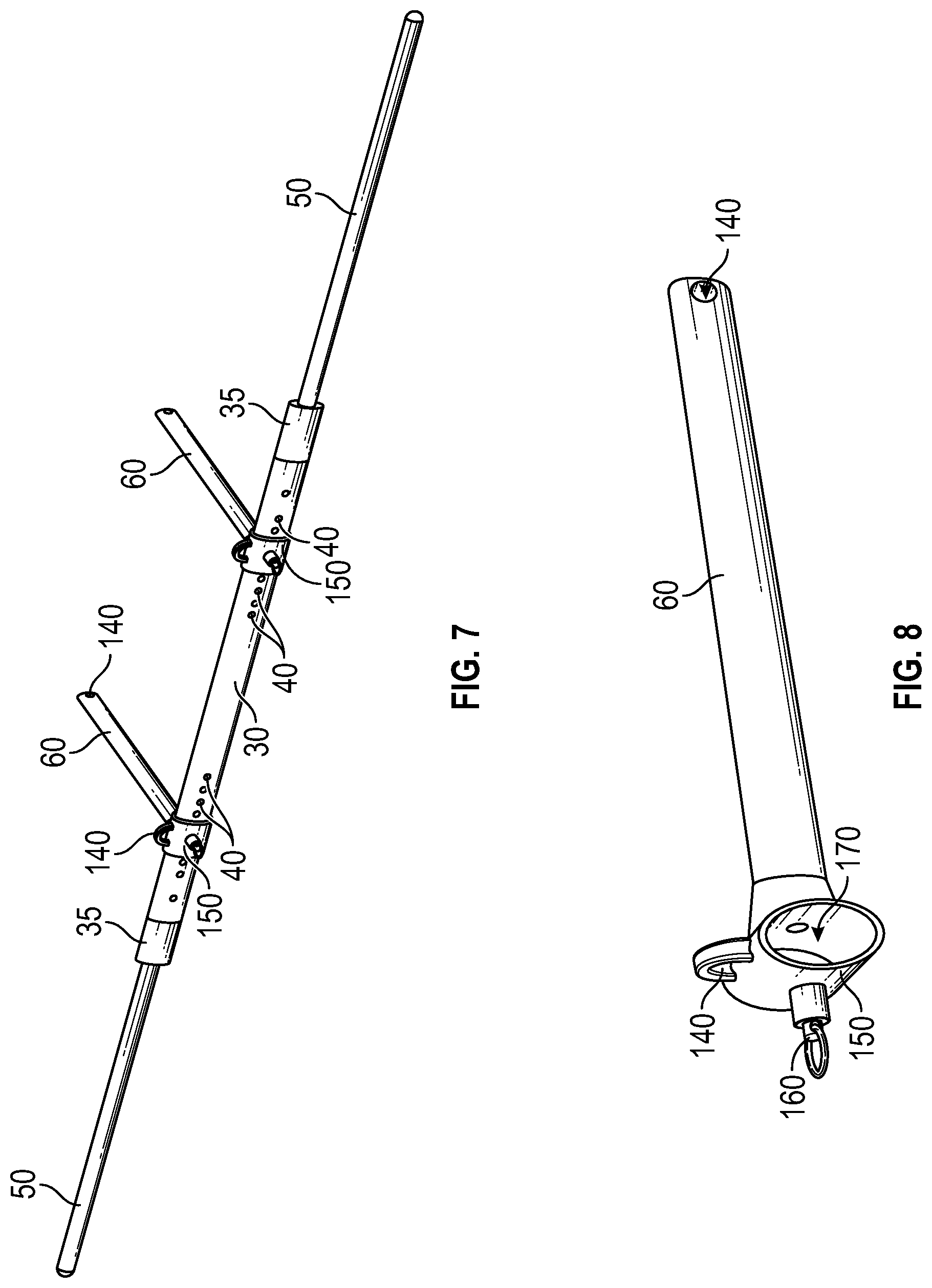 Patent US12472415 Figure 7 – Golf putt training aid