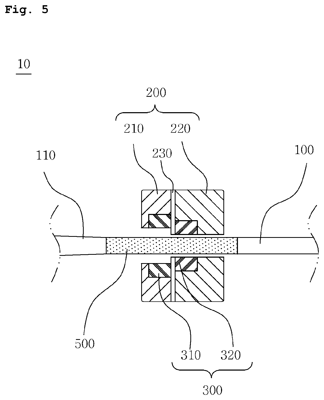 Patent US12472416 Figure 5 – Golf swing training apparatus