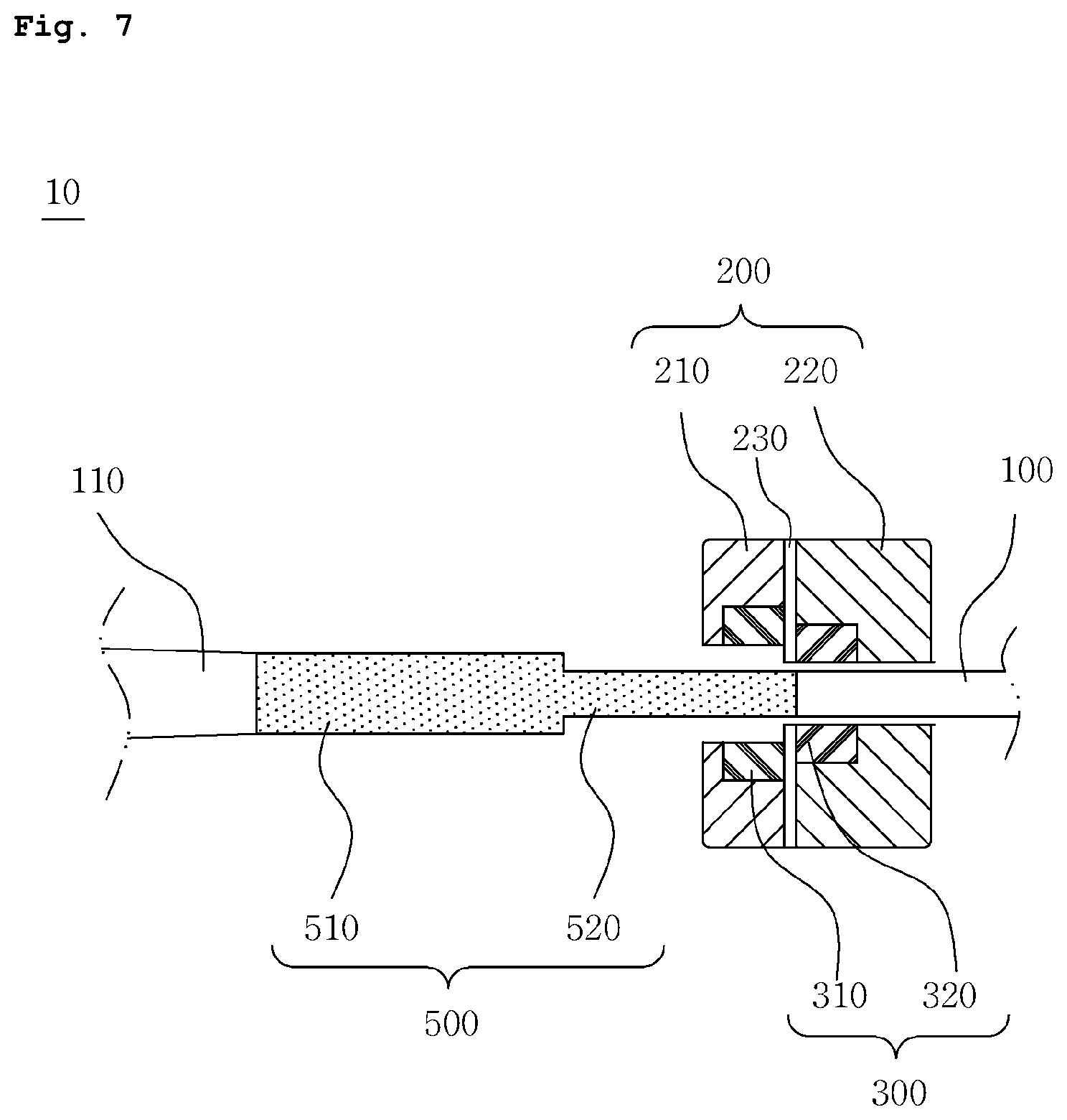Patent US12472416 Figure 7 – Golf swing training apparatus
