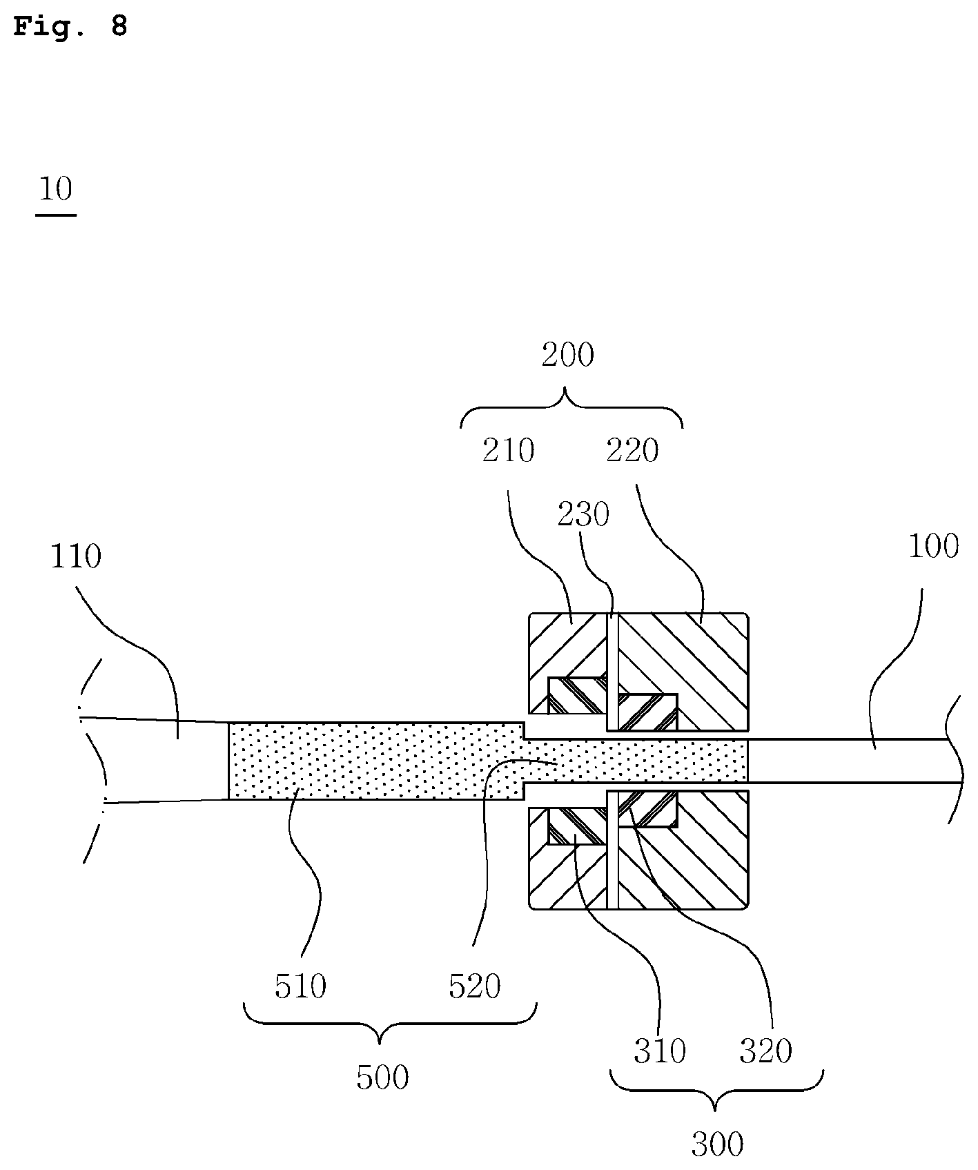 Patent US12472416 Figure 8 – Golf swing training apparatus