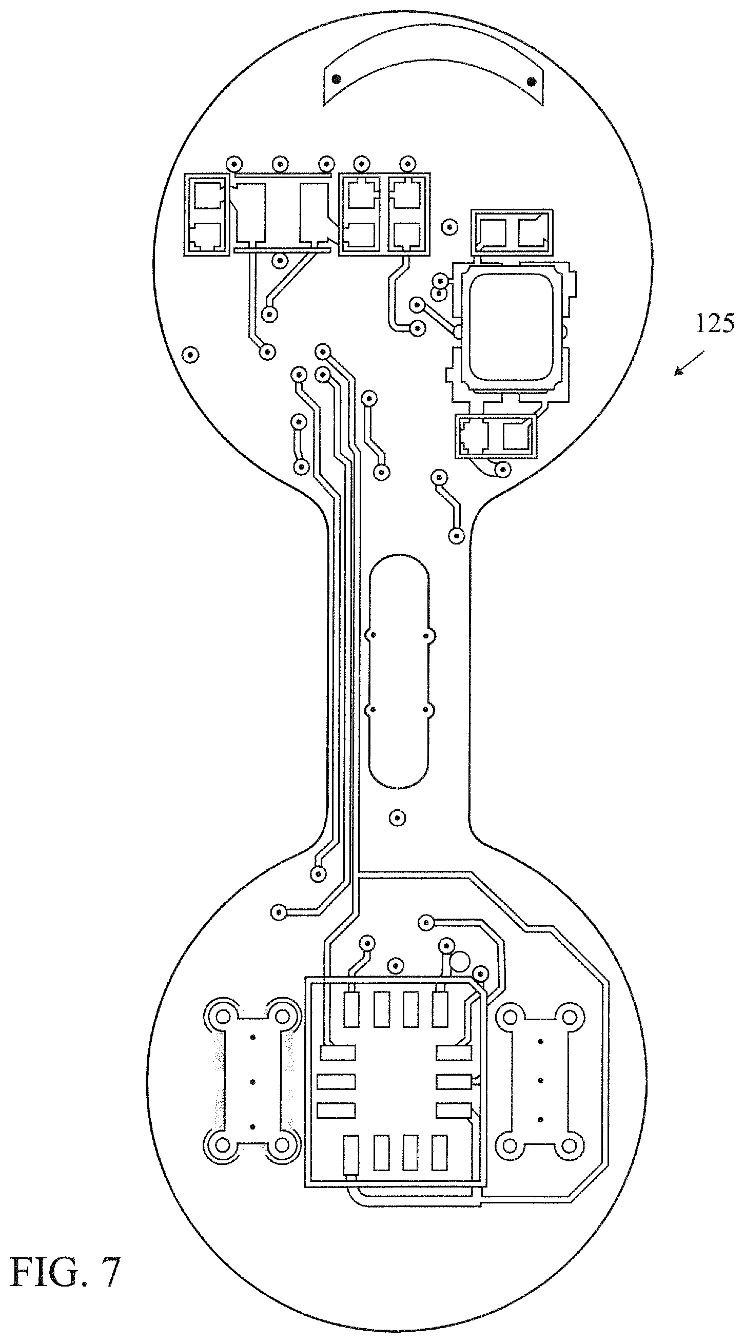 Patent US12472417 Figure 10 – Golf ball with electrical components