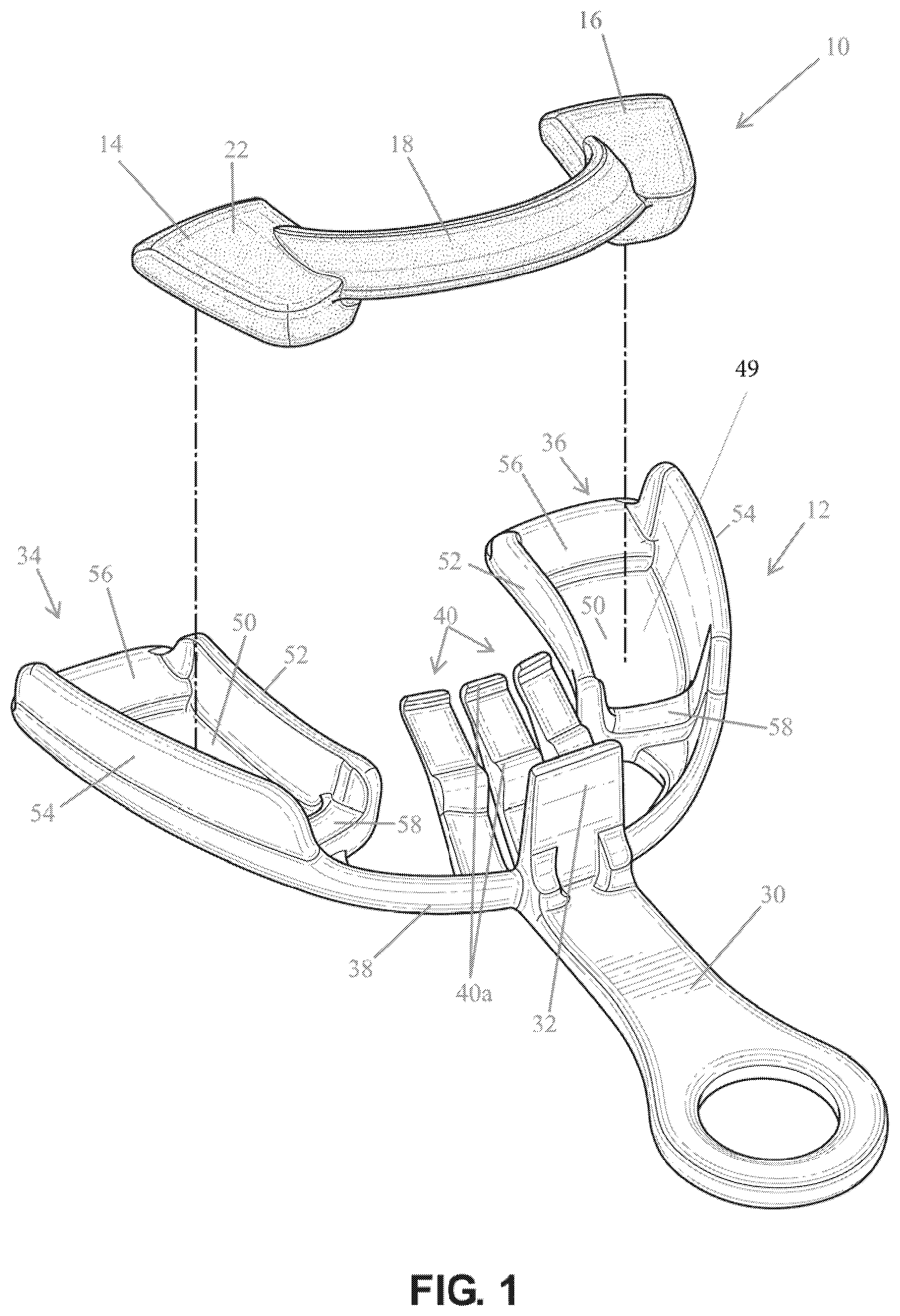 Patent US12472421 — Dental guard and tray and method of forming such — Figure 1