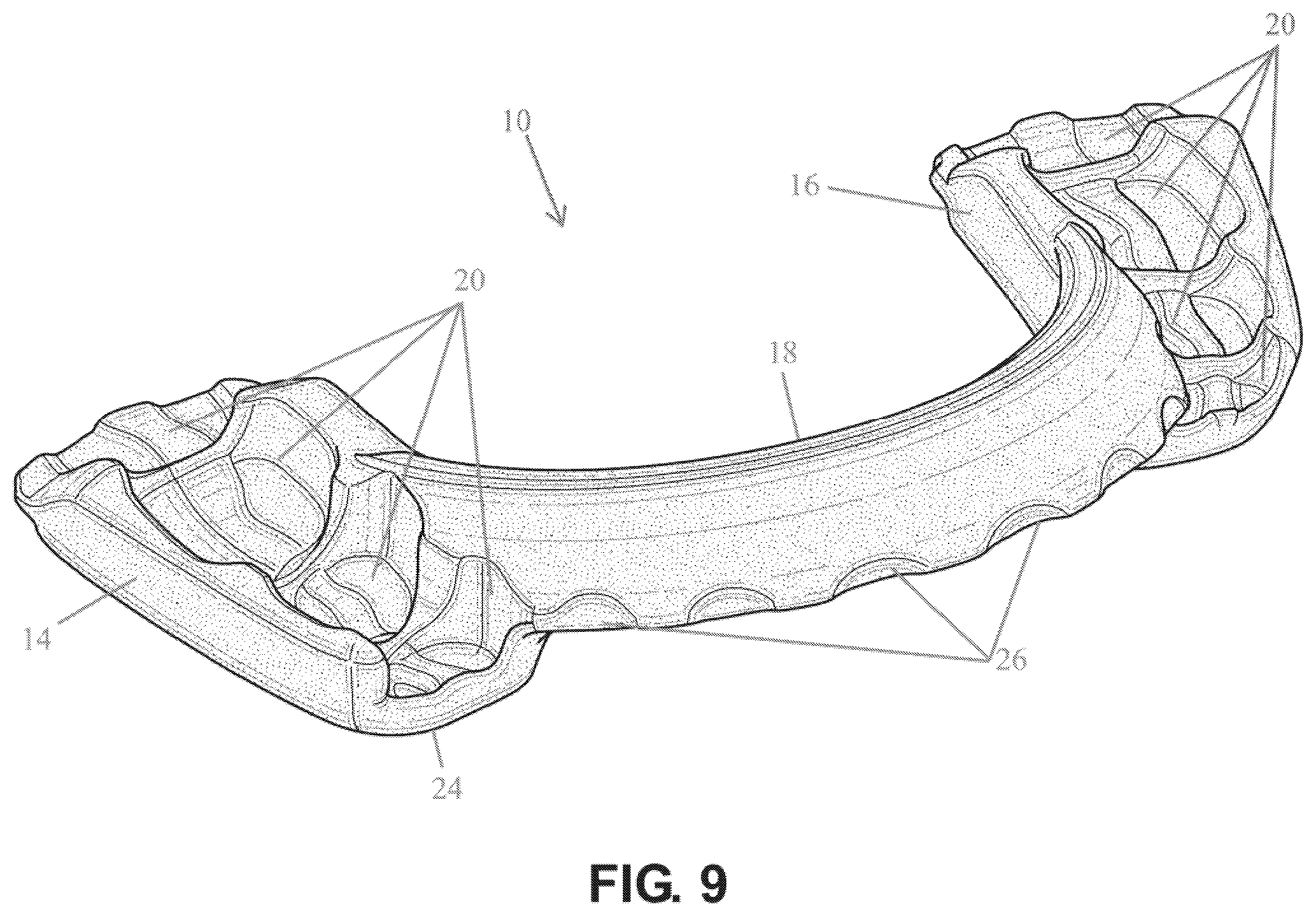 Patent US12472421 Figure 9 – Dental guard and tray and method of forming such