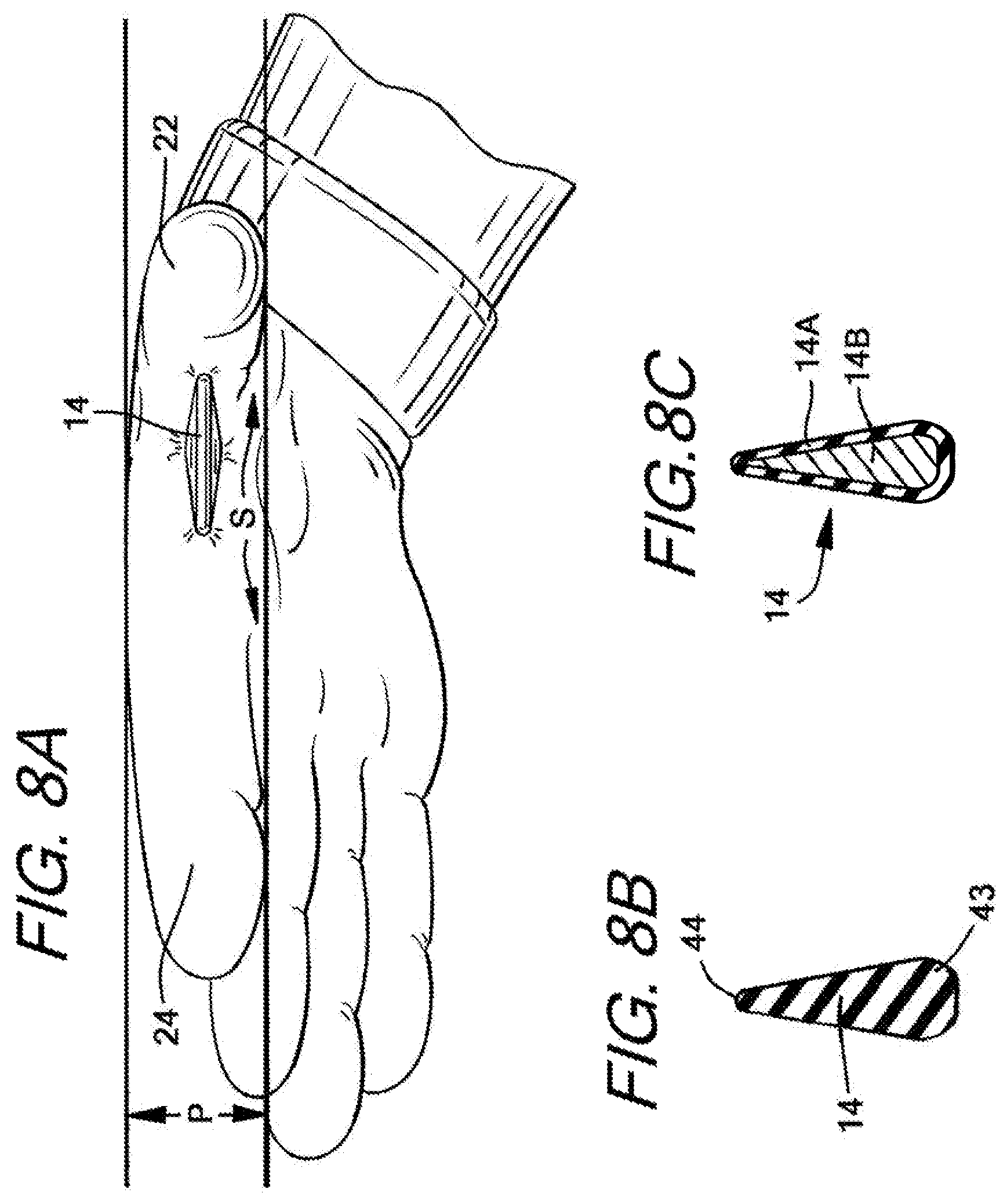 Patent US12472422 Figure 4 – Batting glove and cushioning apparatus