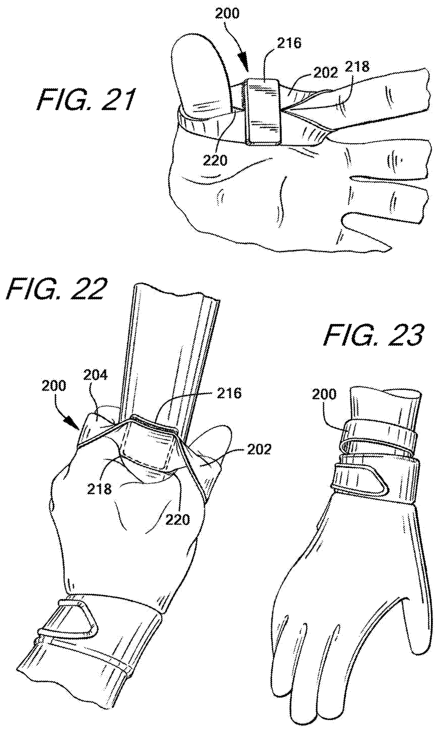Patent US12472422 Figure 9 – Batting glove and cushioning apparatus