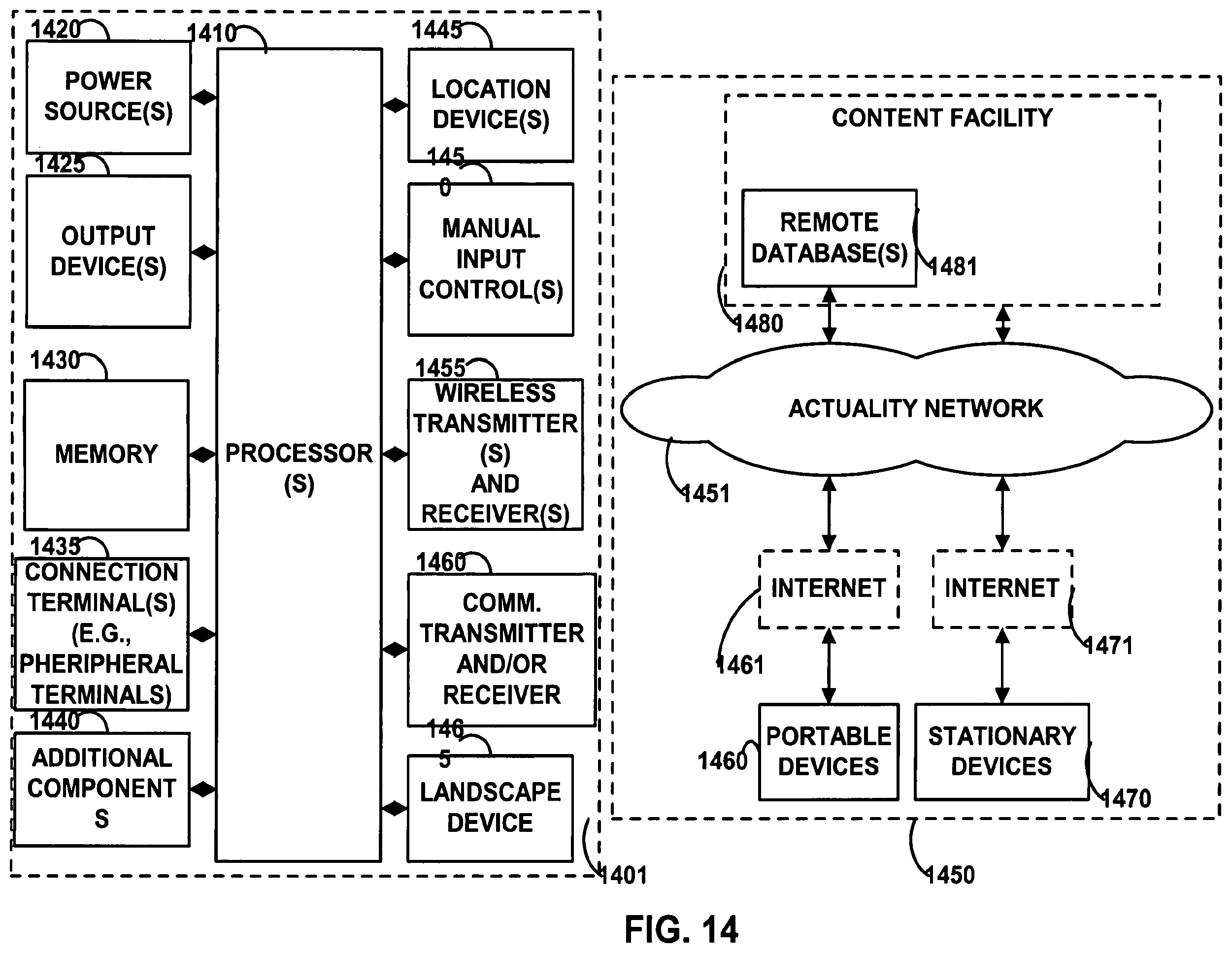 Patent US12472425 Figure 14 – Location-based games and augmented reality systems